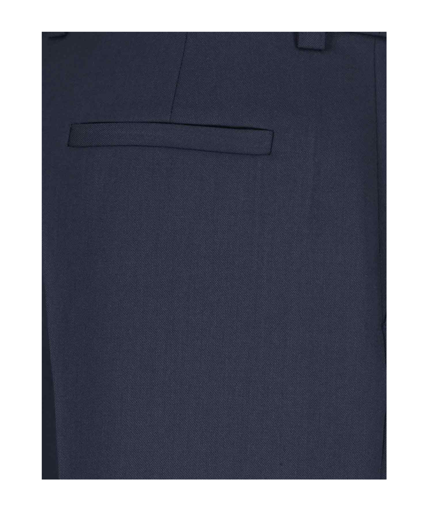 The Frankie Shop Womens Navy Bilbao Pleated Wool Bermuda Shorts