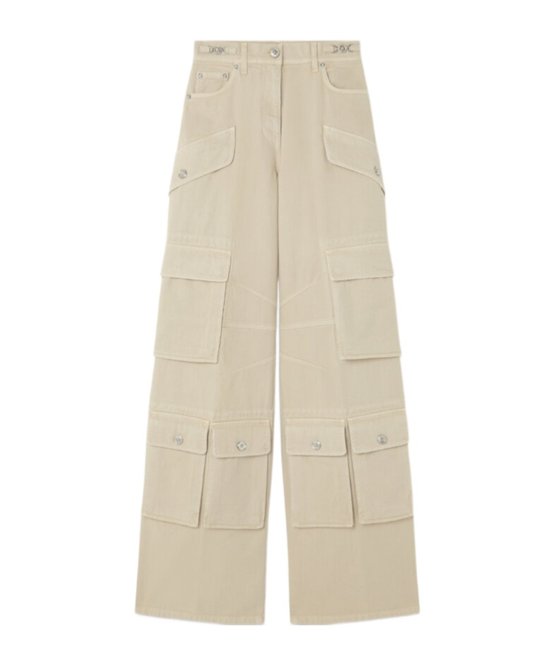 VERSACE COTTON CARGO JEANS