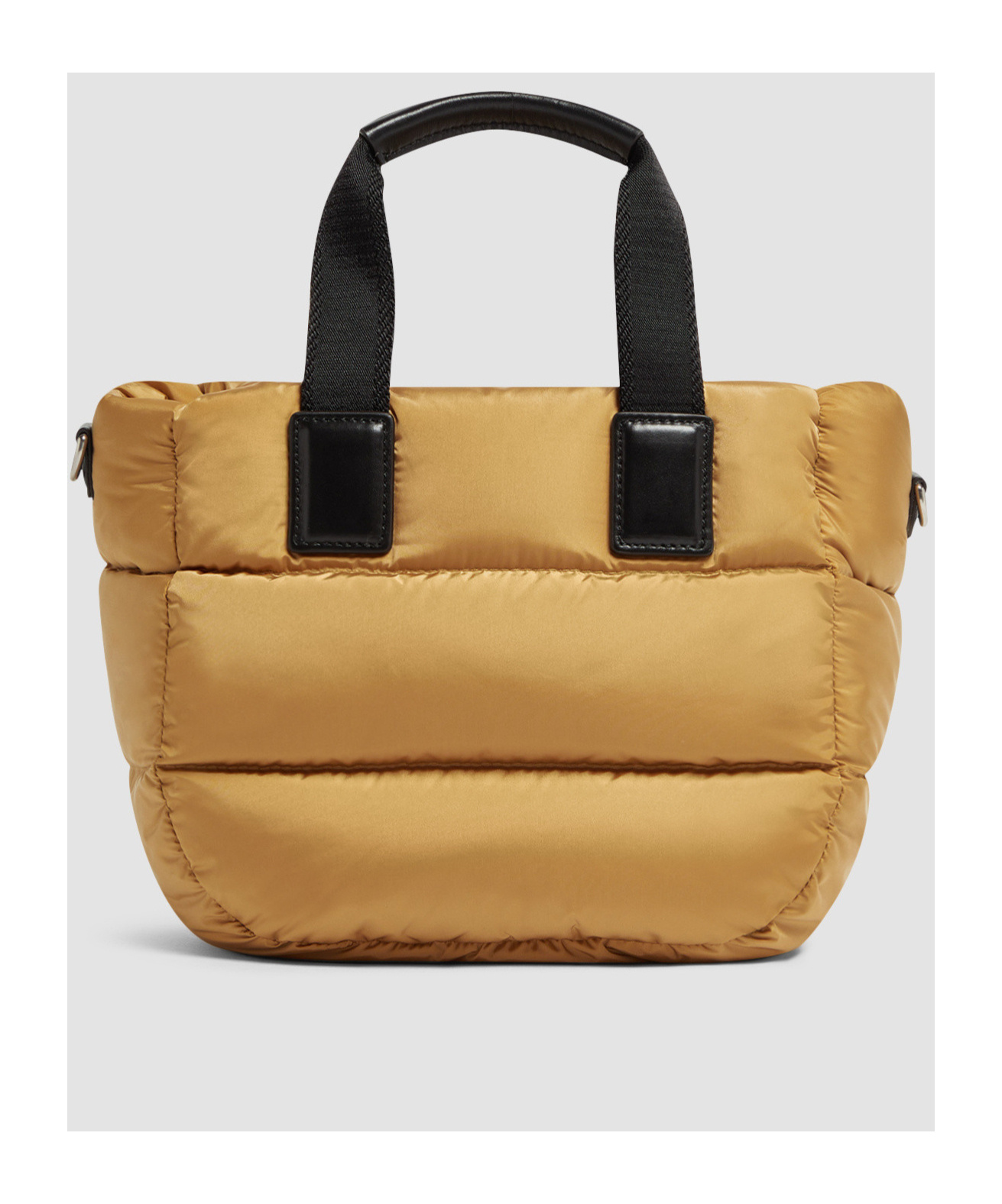 Moncler Caradoc Mini Shoulder Bag In Camel Beige