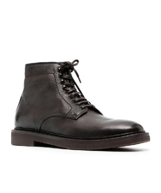 Officine Creative Lace-up Ankle Boots In Black