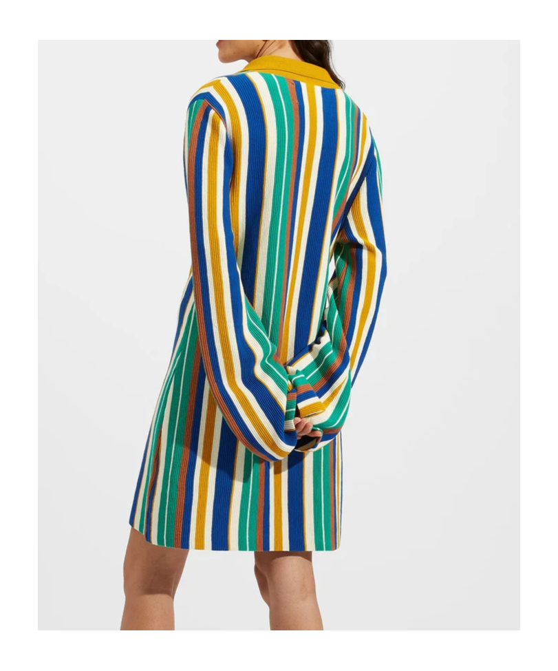 La Doublej Bay Polo Dress In Multi