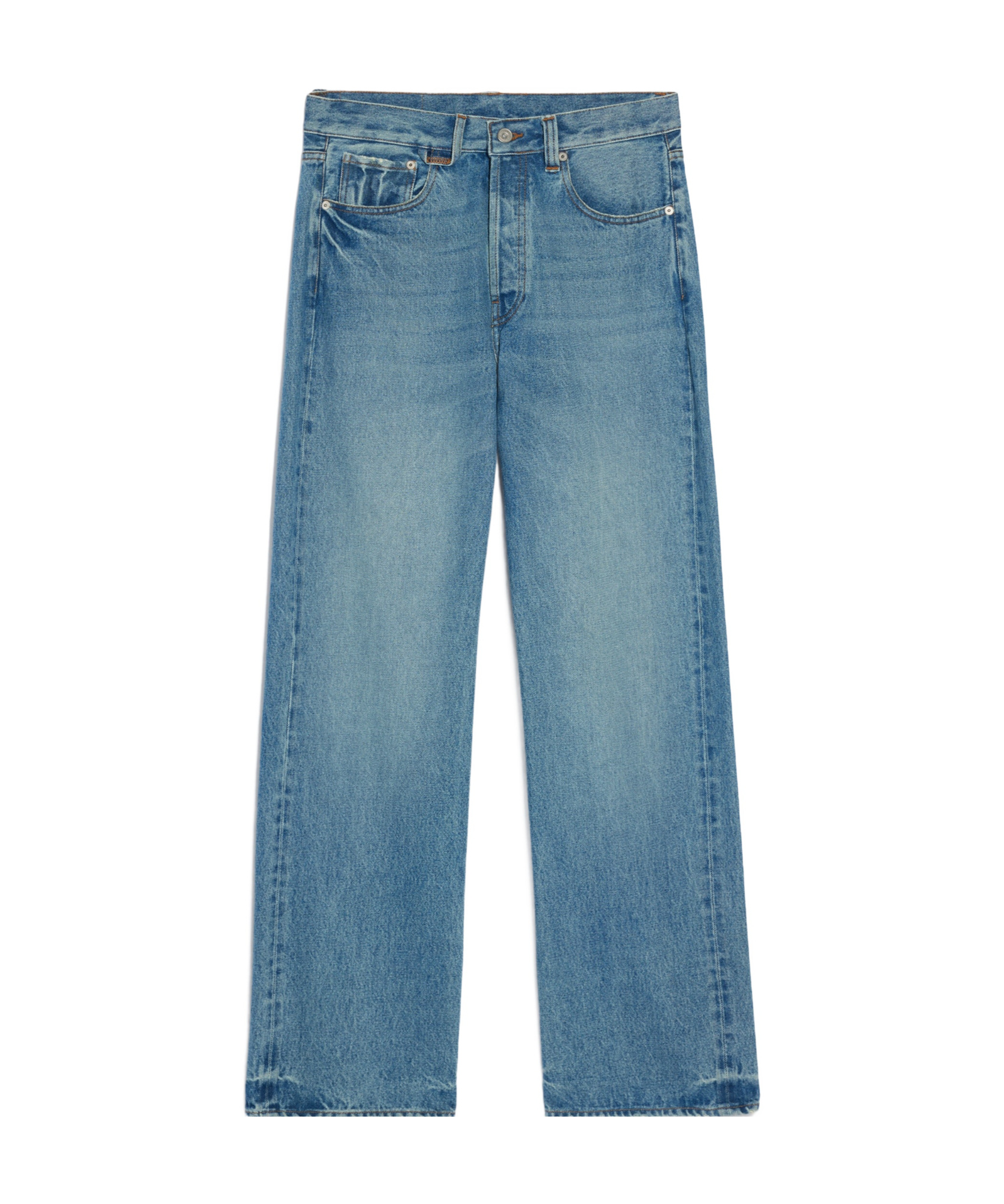 Jacquemus Cotton Jeans In Blue