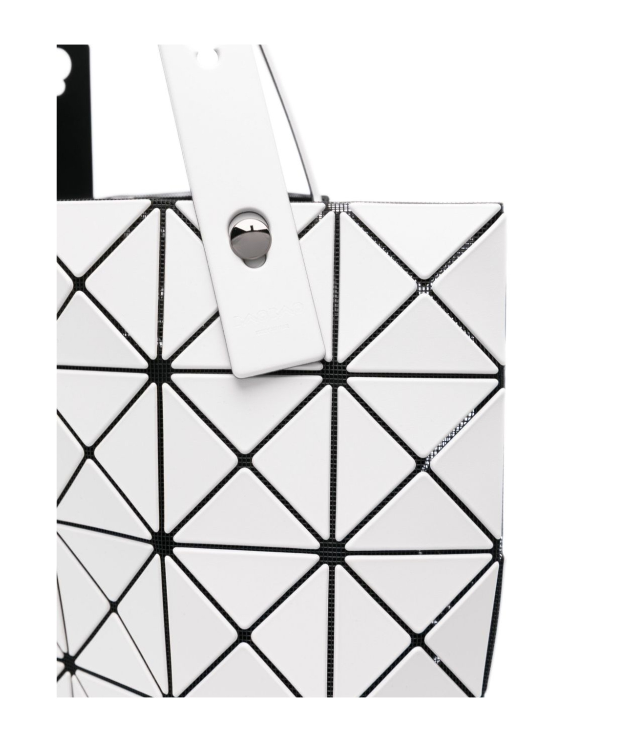 Shop Bao Bao Issey Miyake Lucent Tote Bag In White