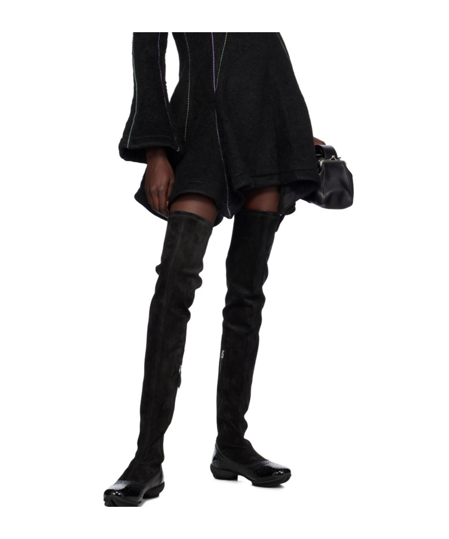Kiko Kostadinov Black Sonia High Boots In Black