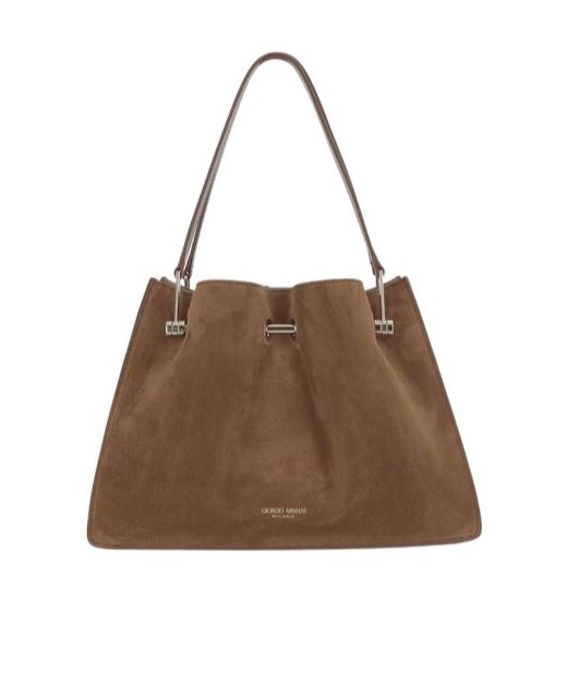 Shop Giorgio Armani Bar-detail Tote Bag In Green