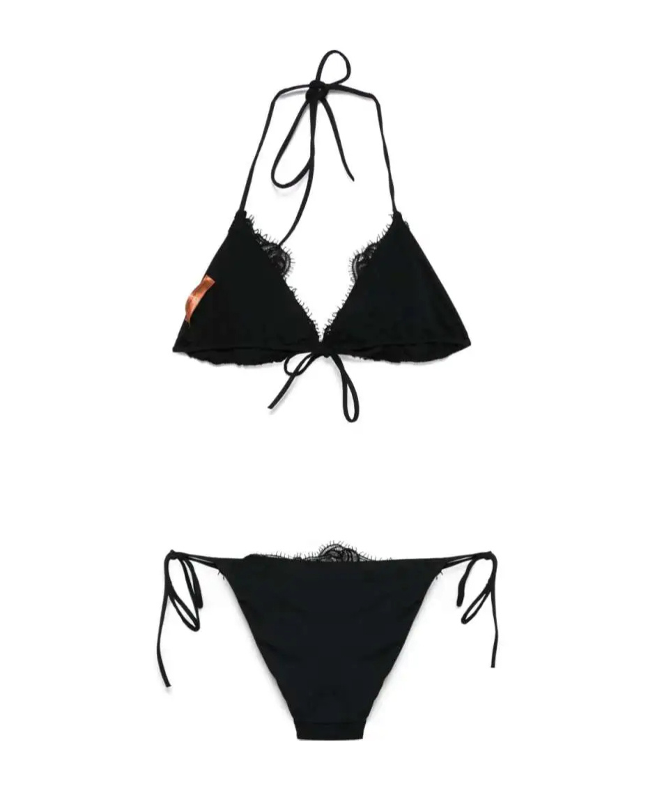 Ermanno Scervino Lace-trim Bikini Set