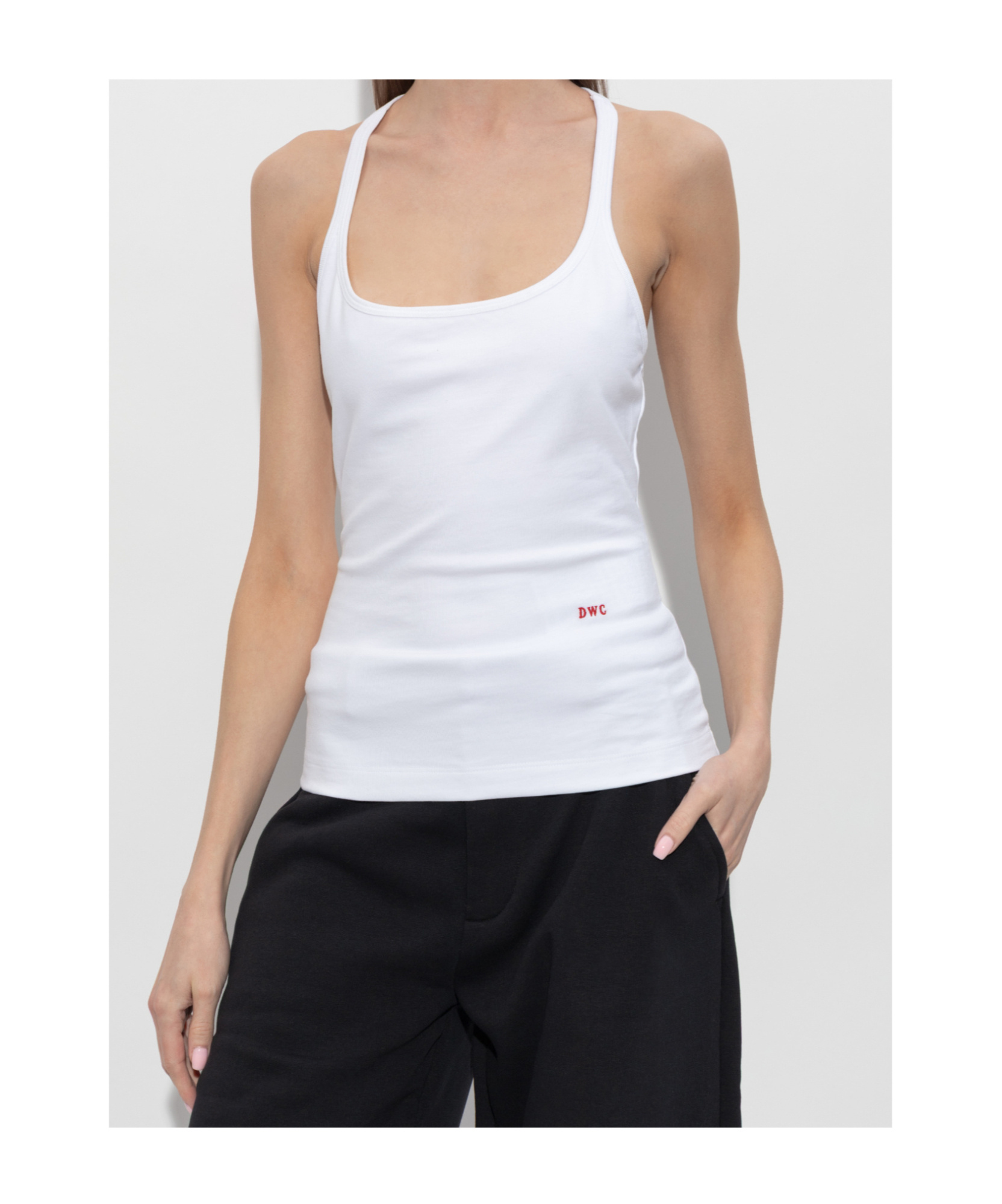 Dsquared2 Sleeveless Top In White