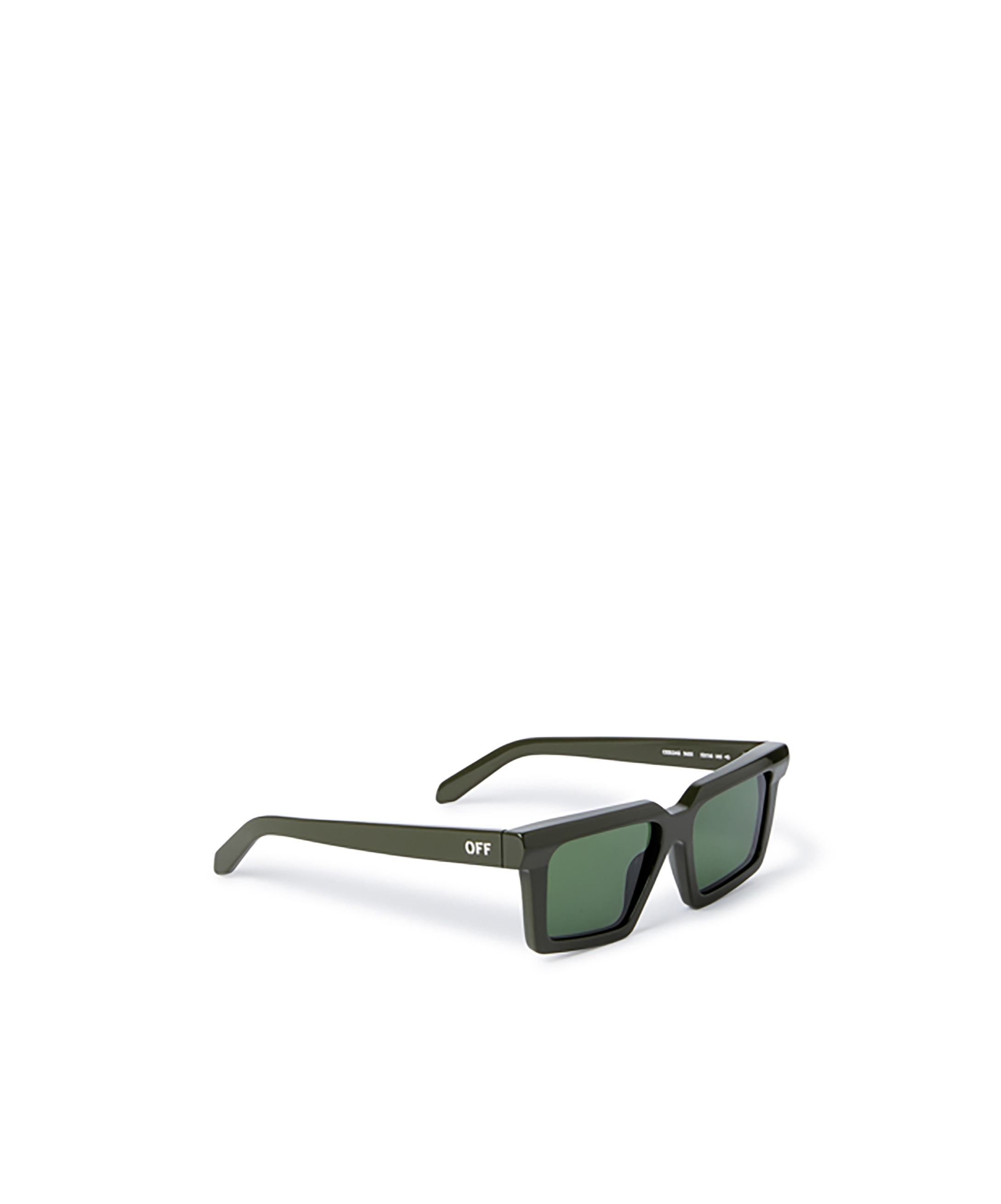 Off-white Windsor Logo-plaque Sunglasses In Green