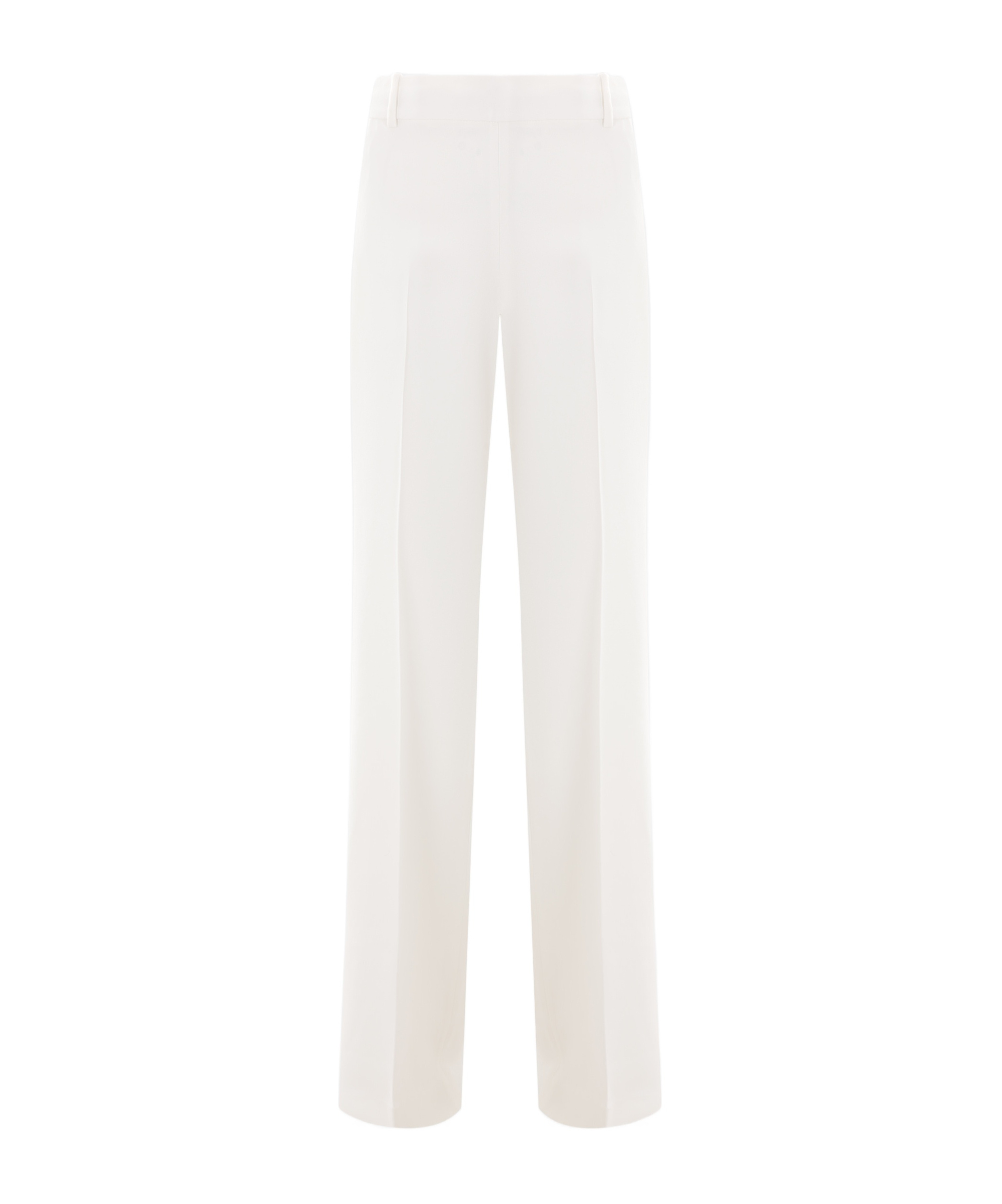 Ermanno Scervino Straight-leg Trousers With Structured Waistband In Neutral