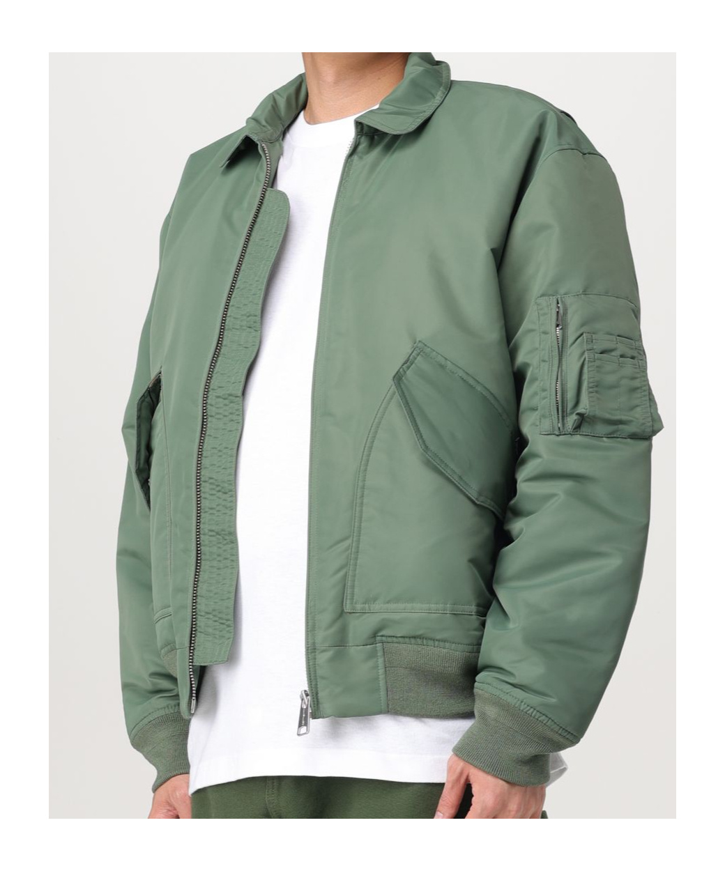 Carhartt Olten Bomber Jacket In Green