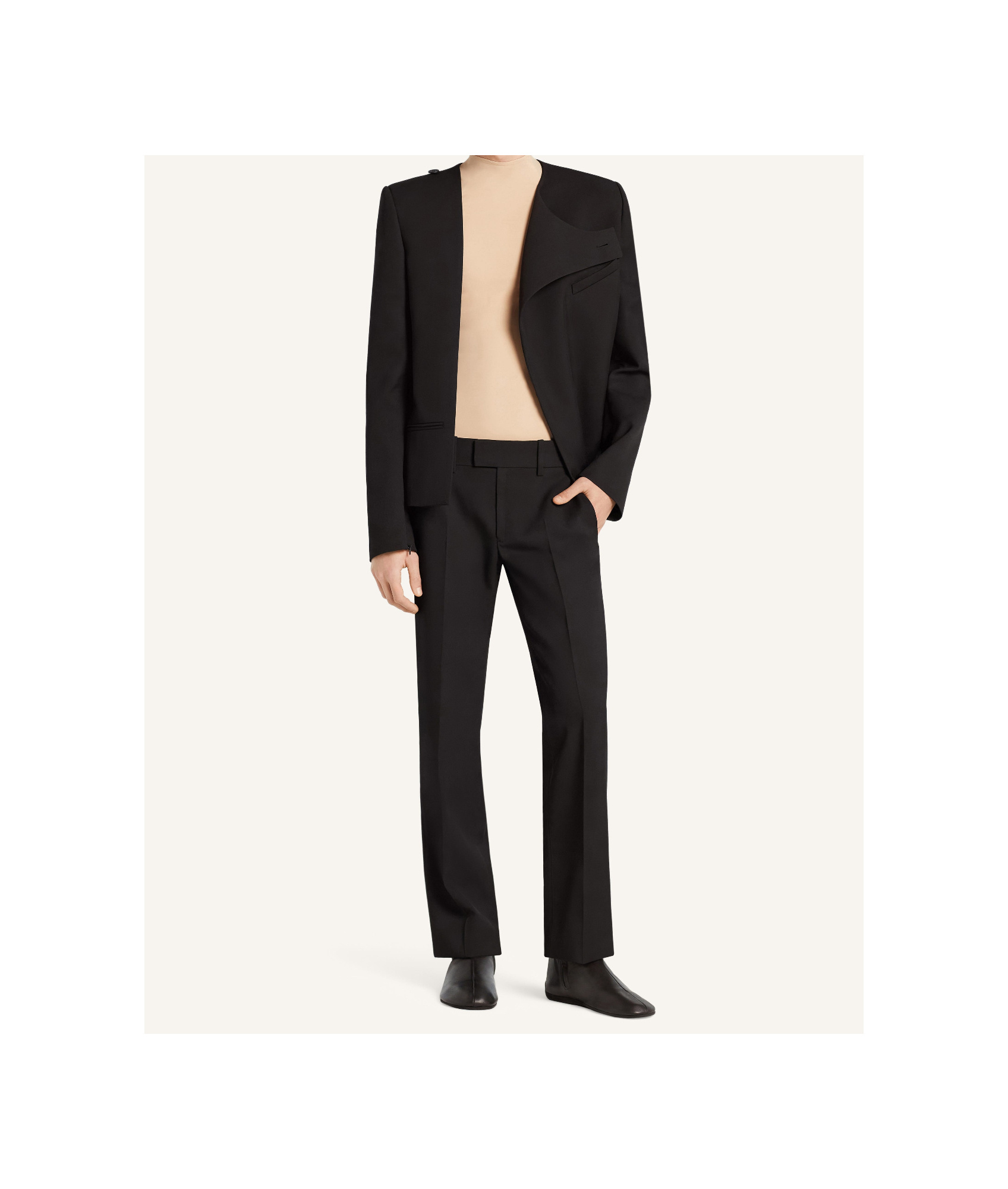 Courrèges Asymmetric Blazer In Black