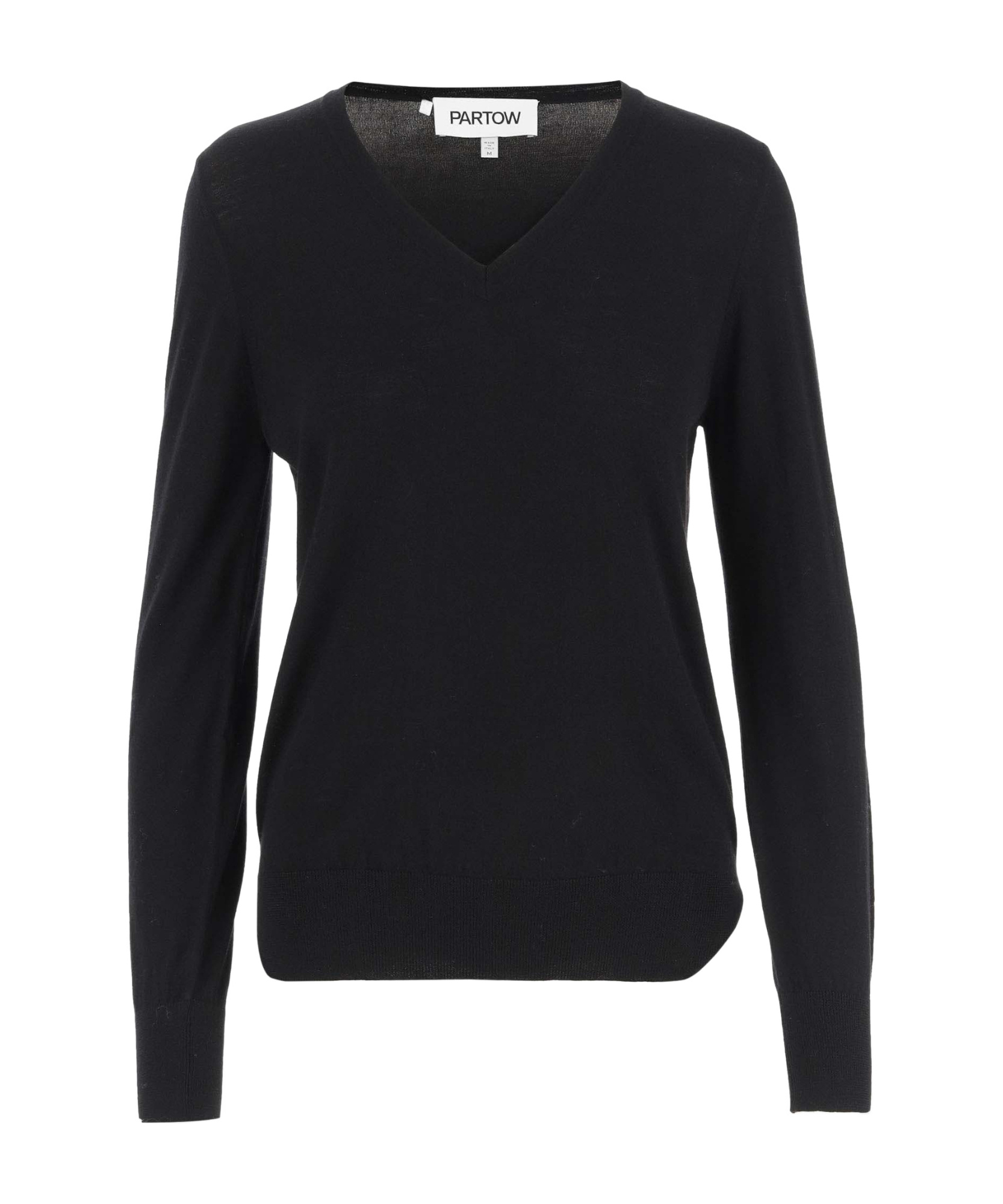 Partow Long-sleeved Sweater In Black
