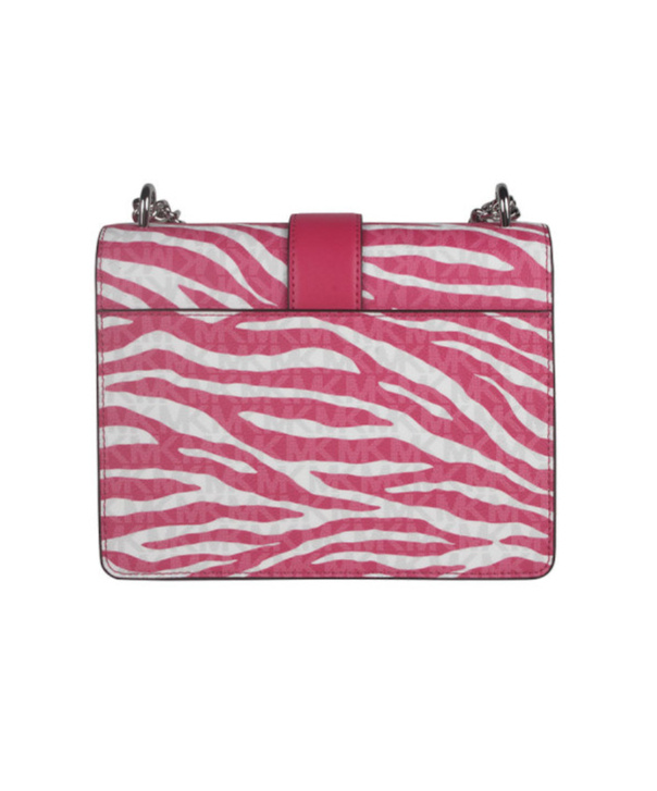 Michael Kors Animal Print Crossbody Bag In Pink