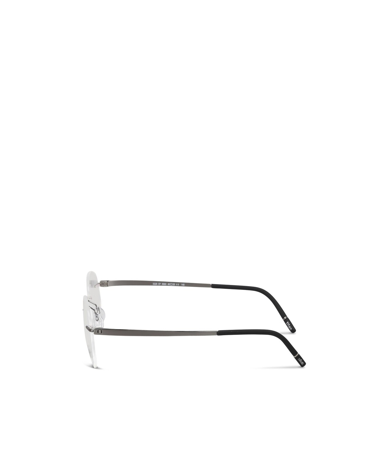 Silhouette Geometrically Framed Flat Mirror In White