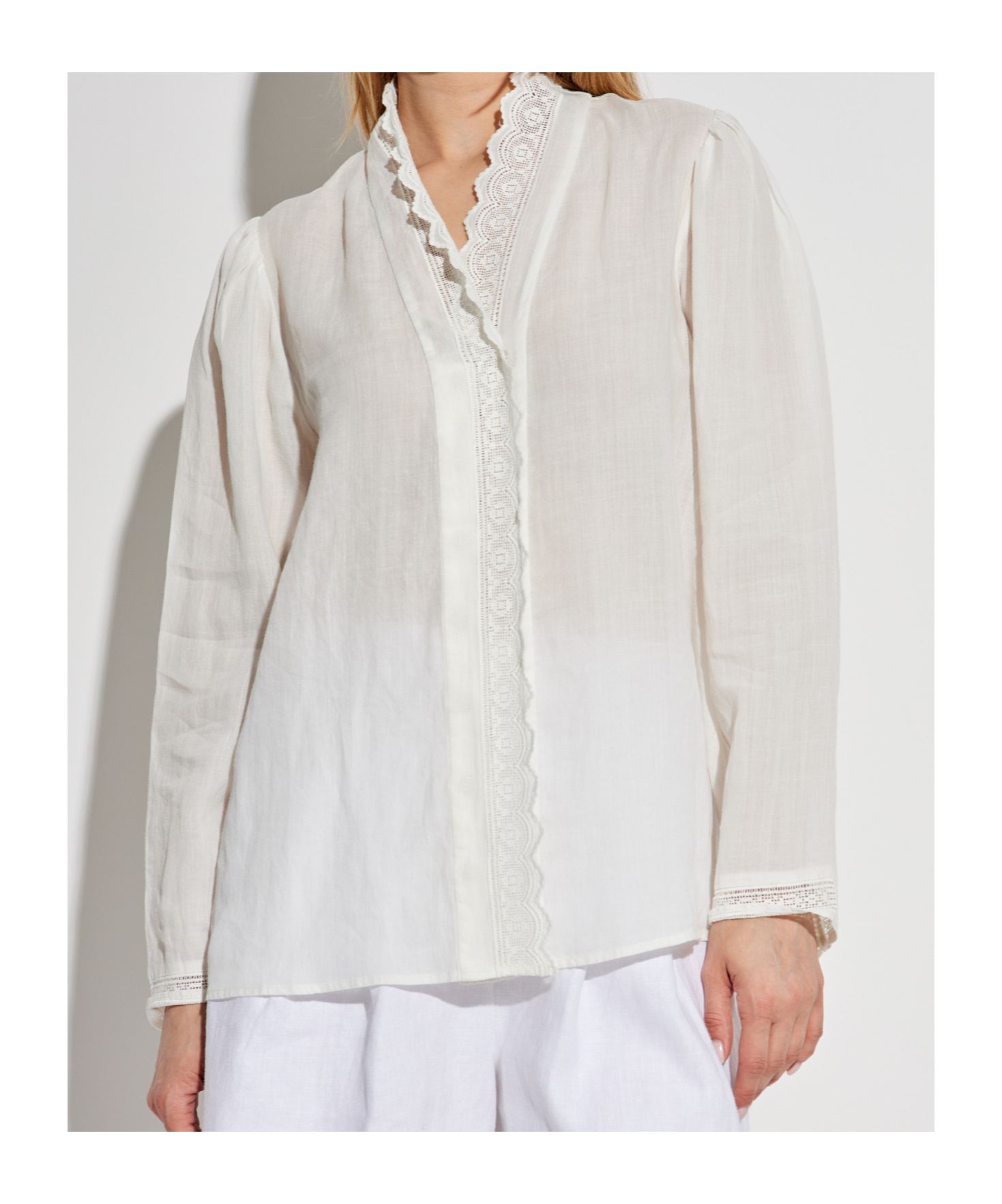Shop Posse Lace-detailing Shirt