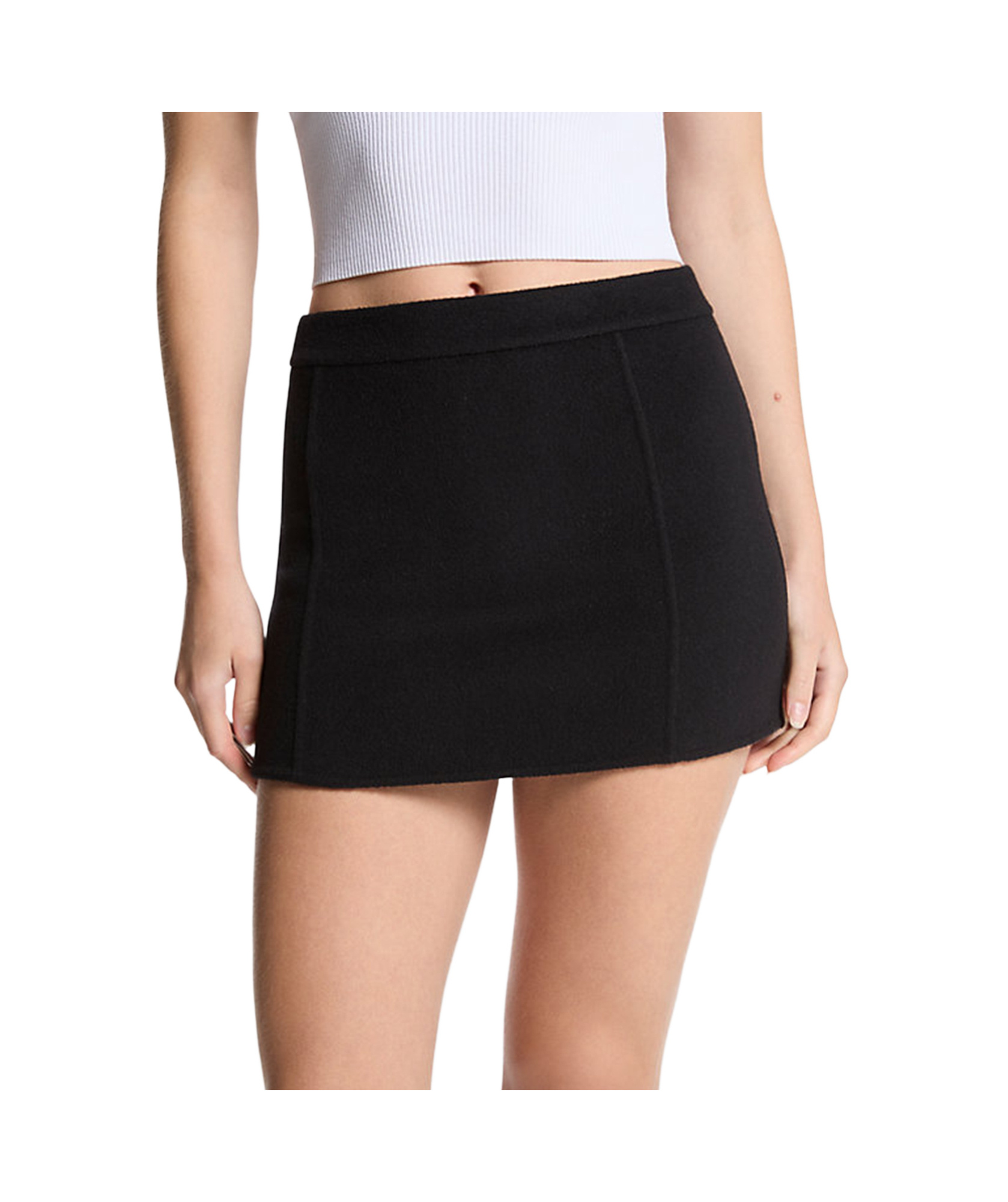 Michael Kors A-line Skirt In Black