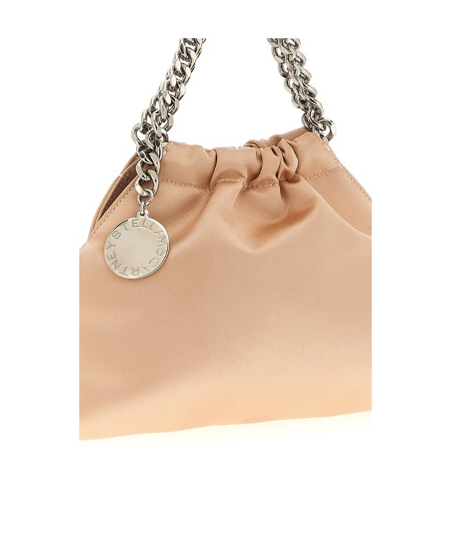 Stella Mccartney Chain Shoulder Bag In Brown