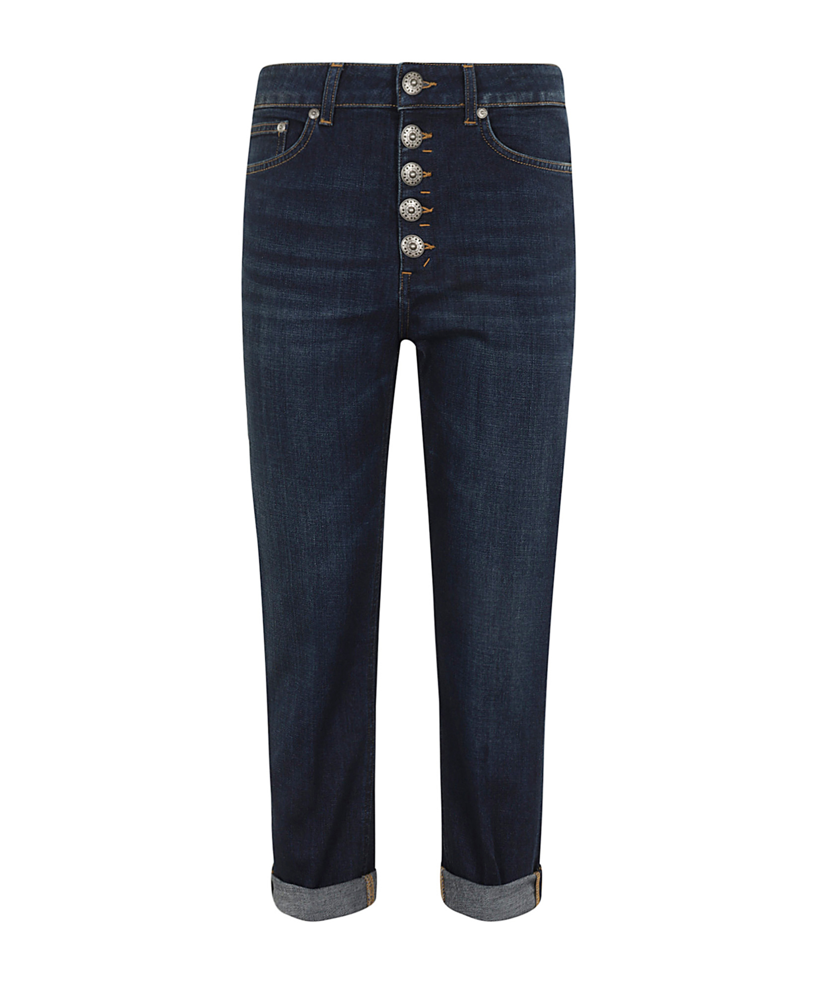 Dondup Women's Koons - Loose Jeans With Jewelled Buttons In Black