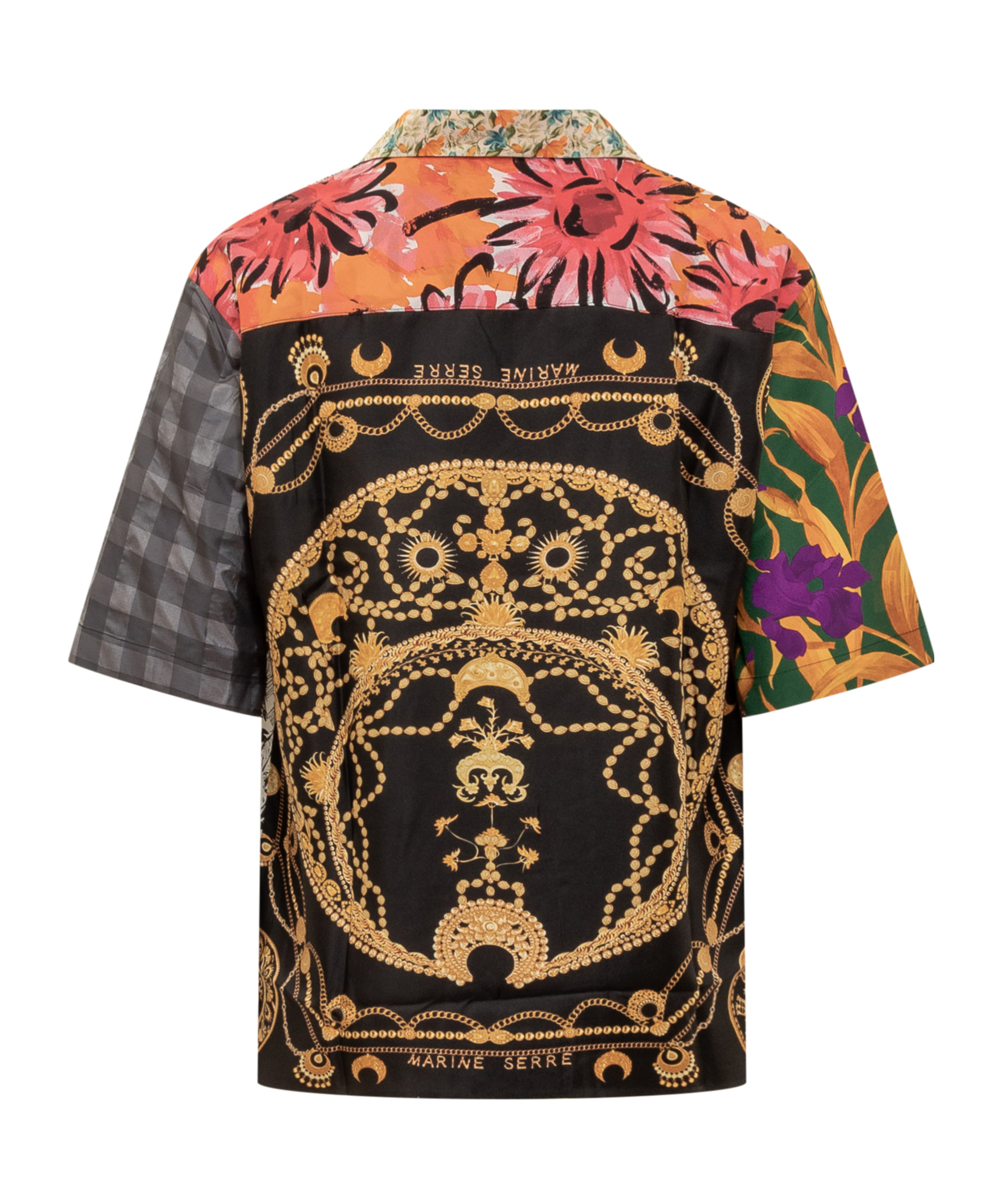 Marine Serre Bowling Scarves Shirt In Multicolor