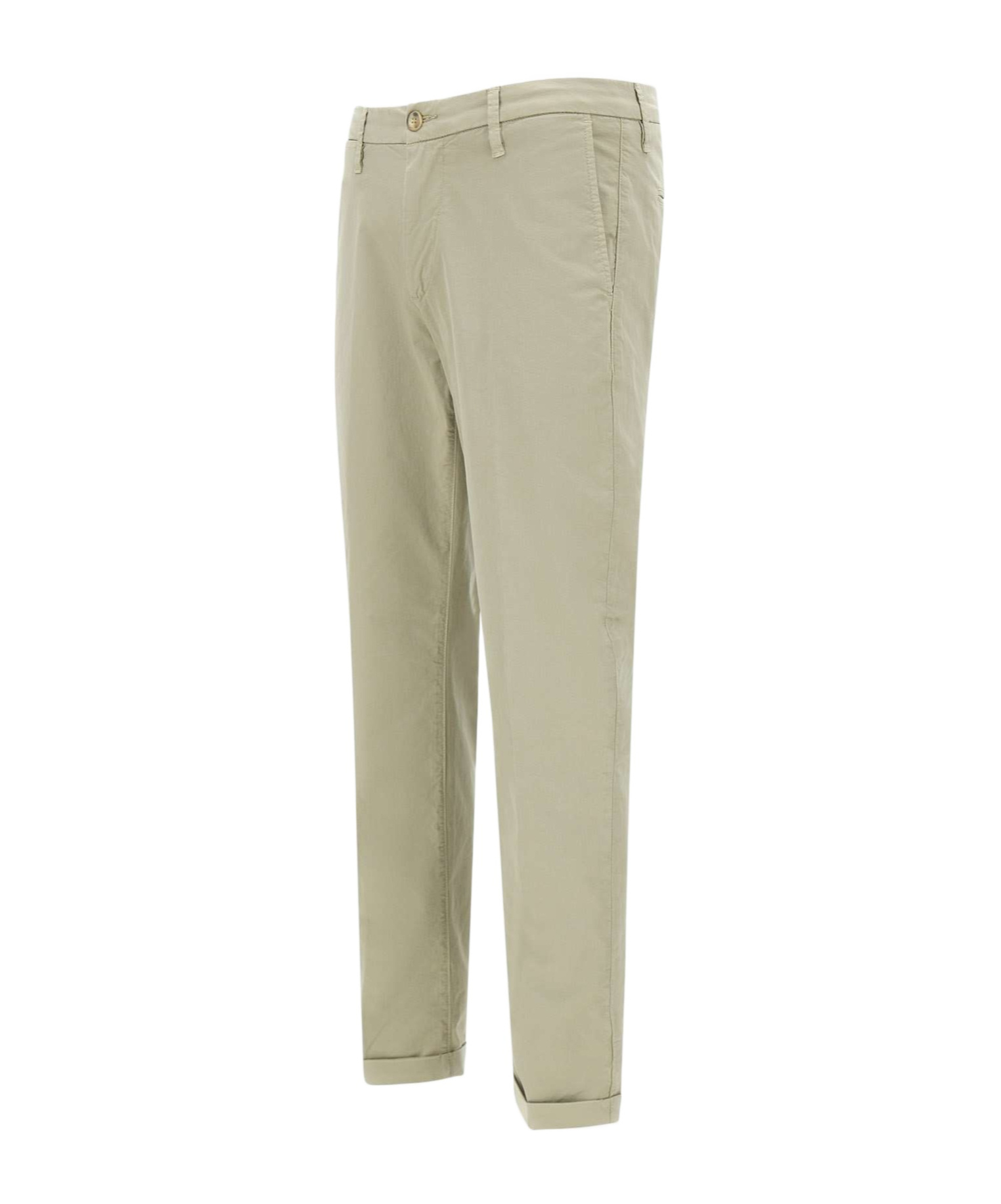 Re-hash Belt-loop Casual Pants In Nude
