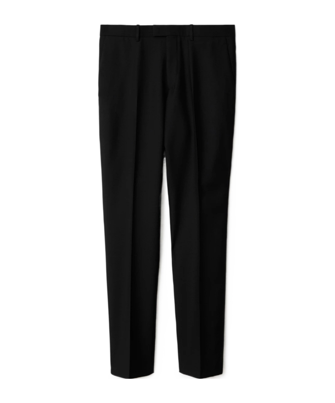 Burberry Wool Tailored Trousers In Black