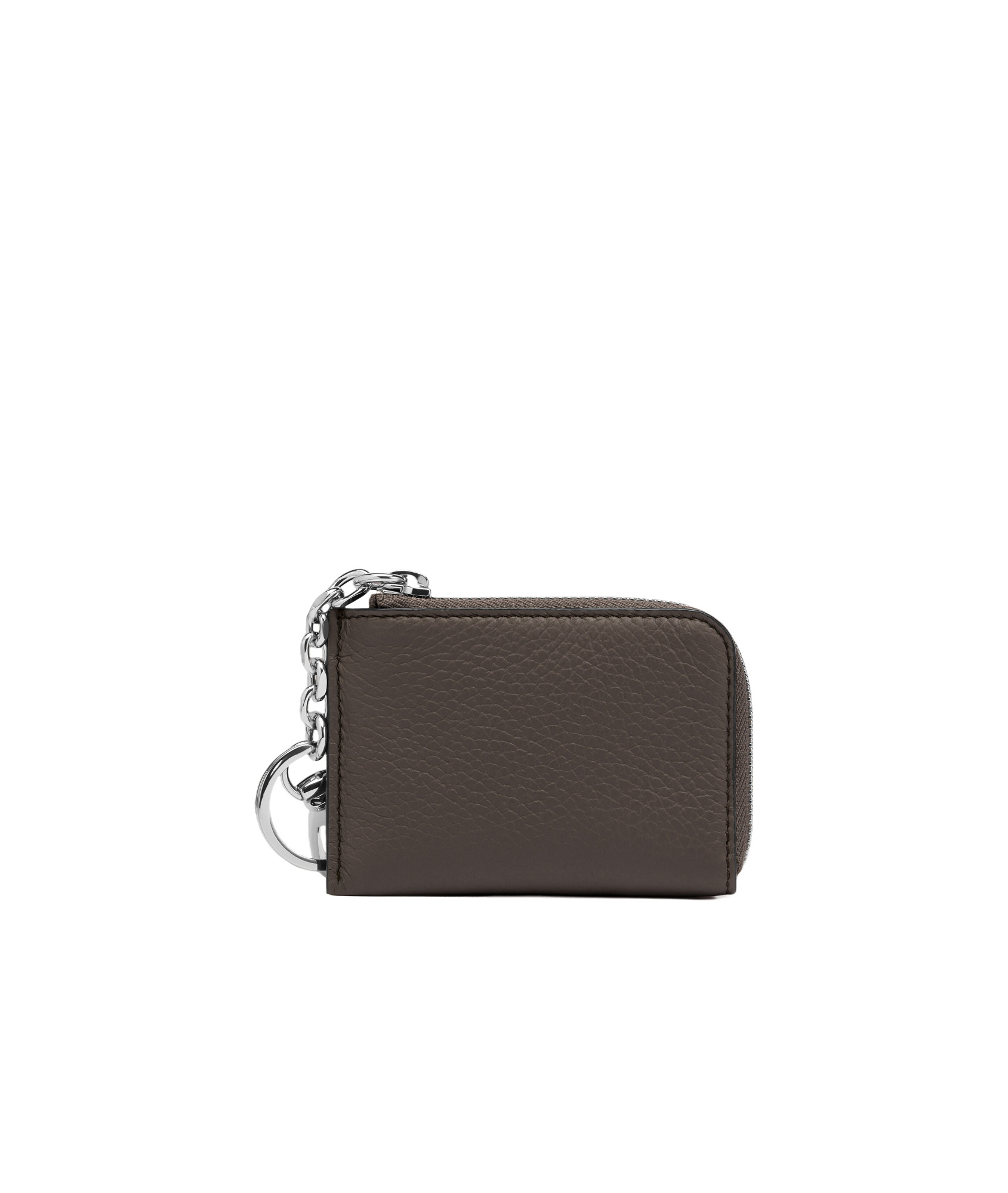 Maison Margiela Four-stitch Leather Keyring In Black