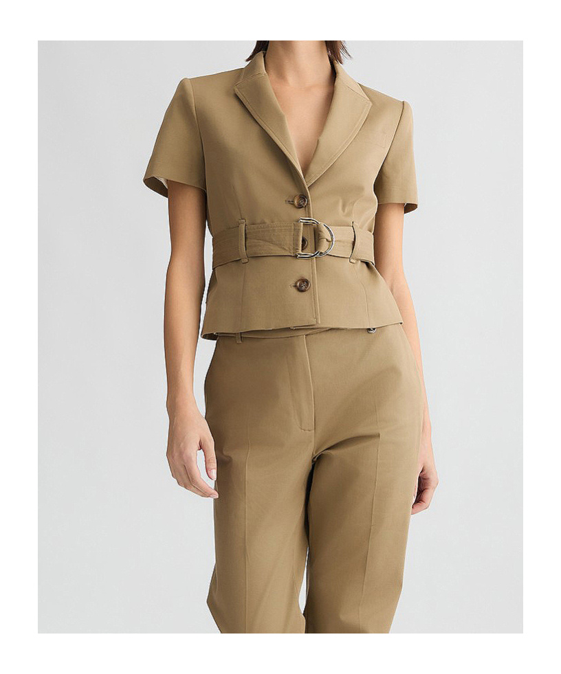 Liu •jo Liu Jo Belted Beige Jacket