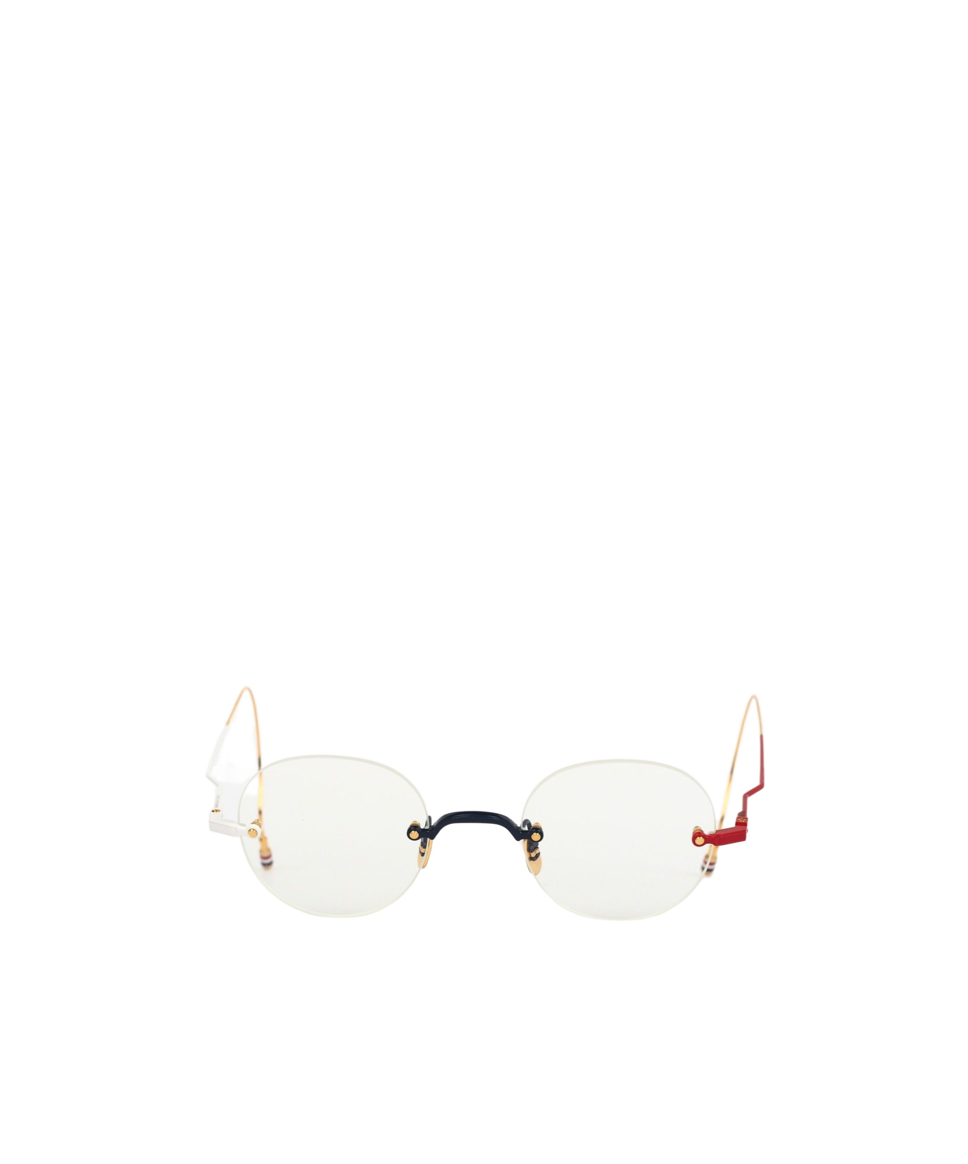 Thom Browne Round Flat Mirror In White