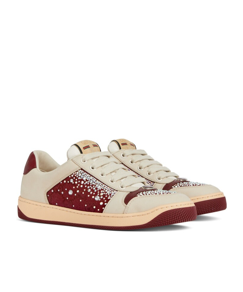 Gucci Women's Gg Crystal Screener Sneaker In Multi