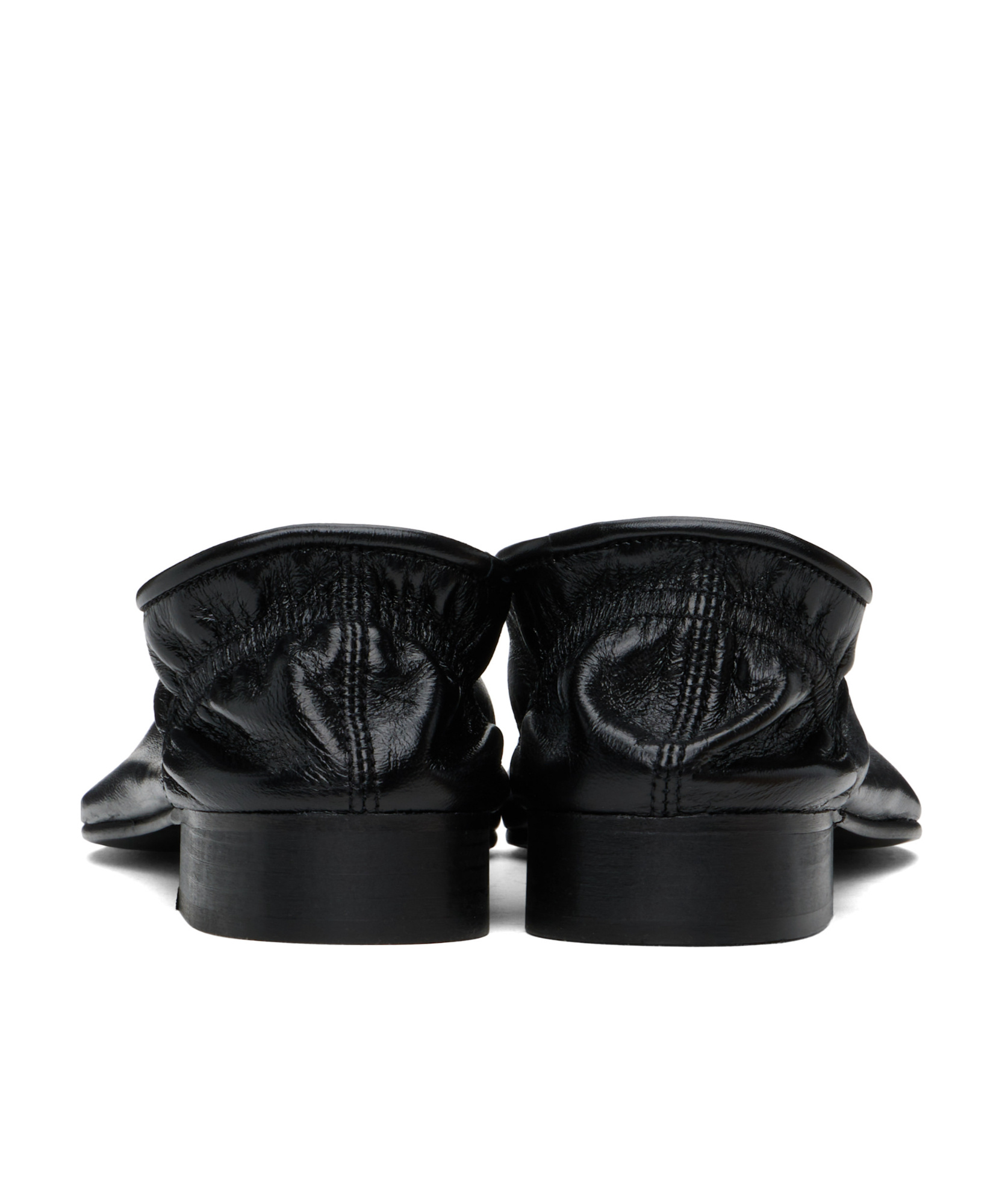 By Far Pointed Ballet Shoes In Black
