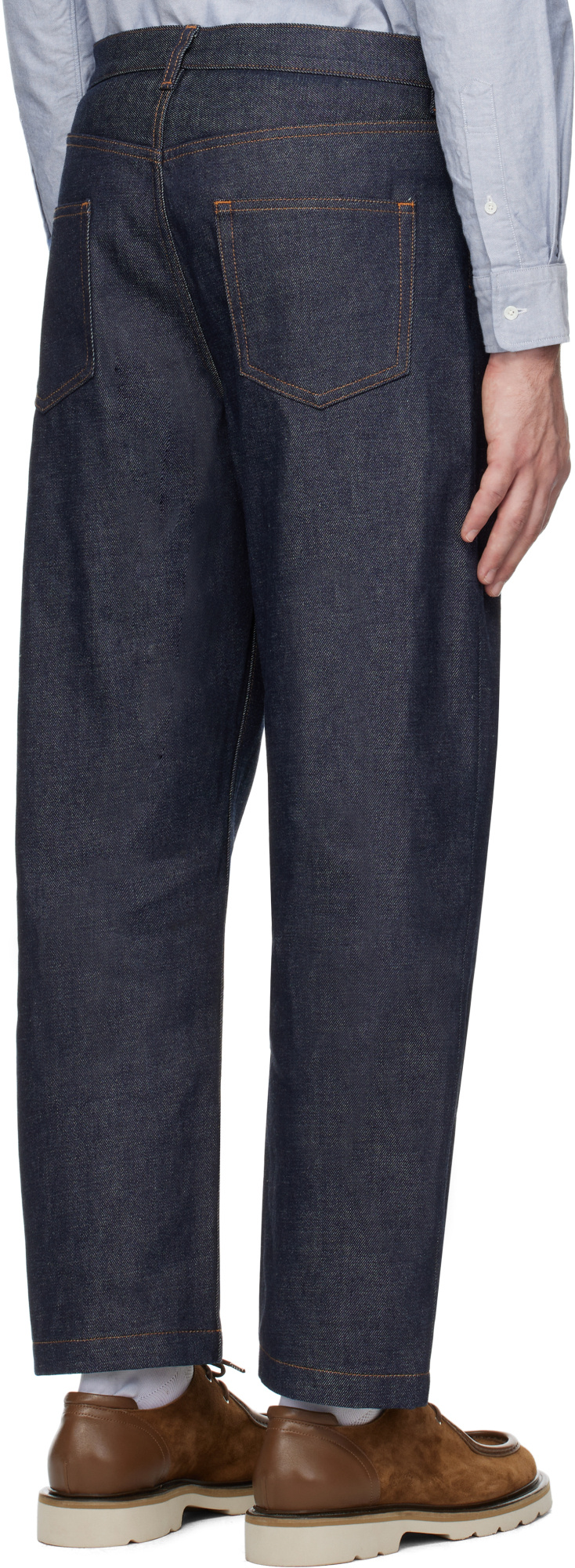 Apc Jeans With Belt Loops In Black