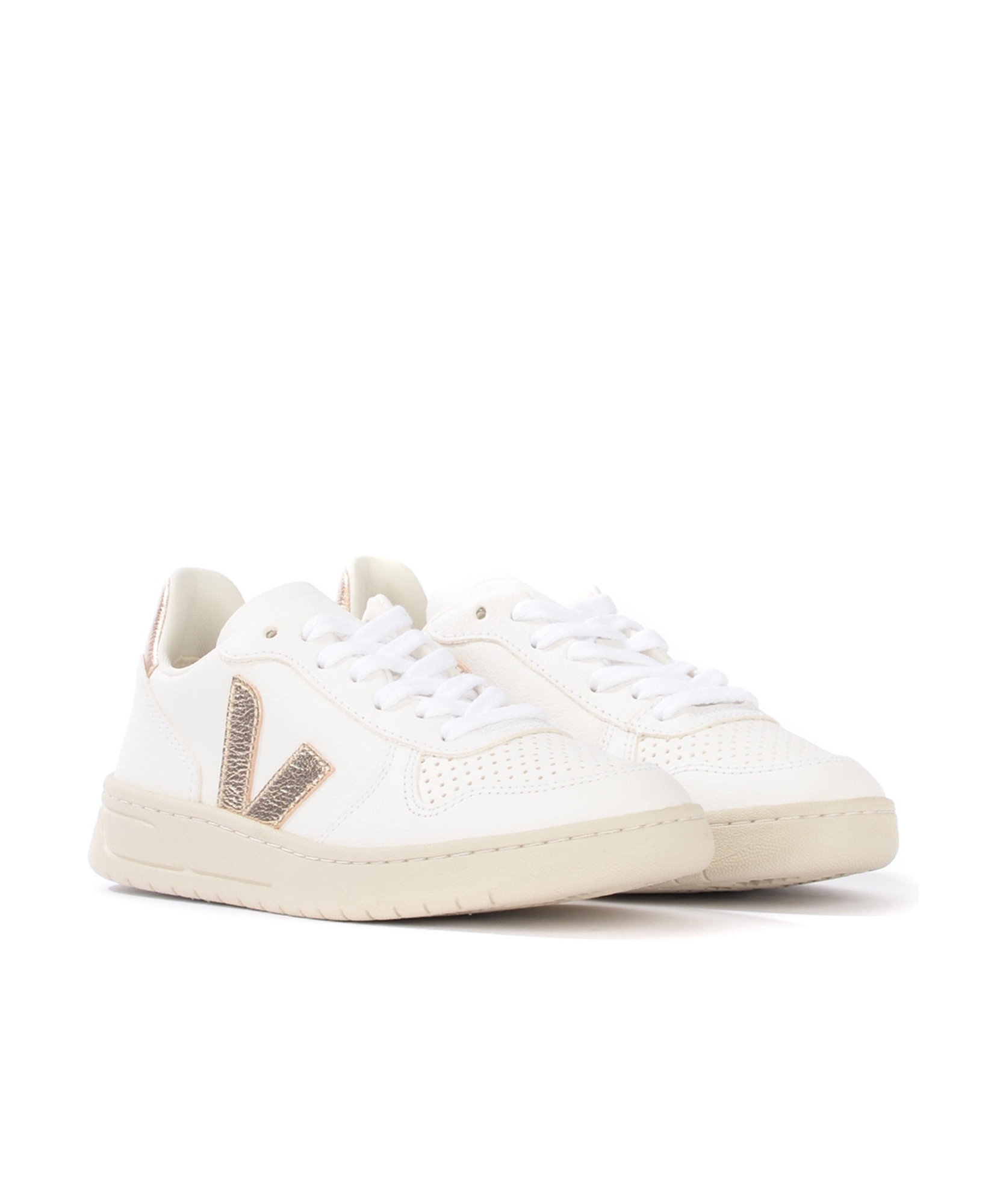 Veja Tallone Platinum Low-top Sneakers In White