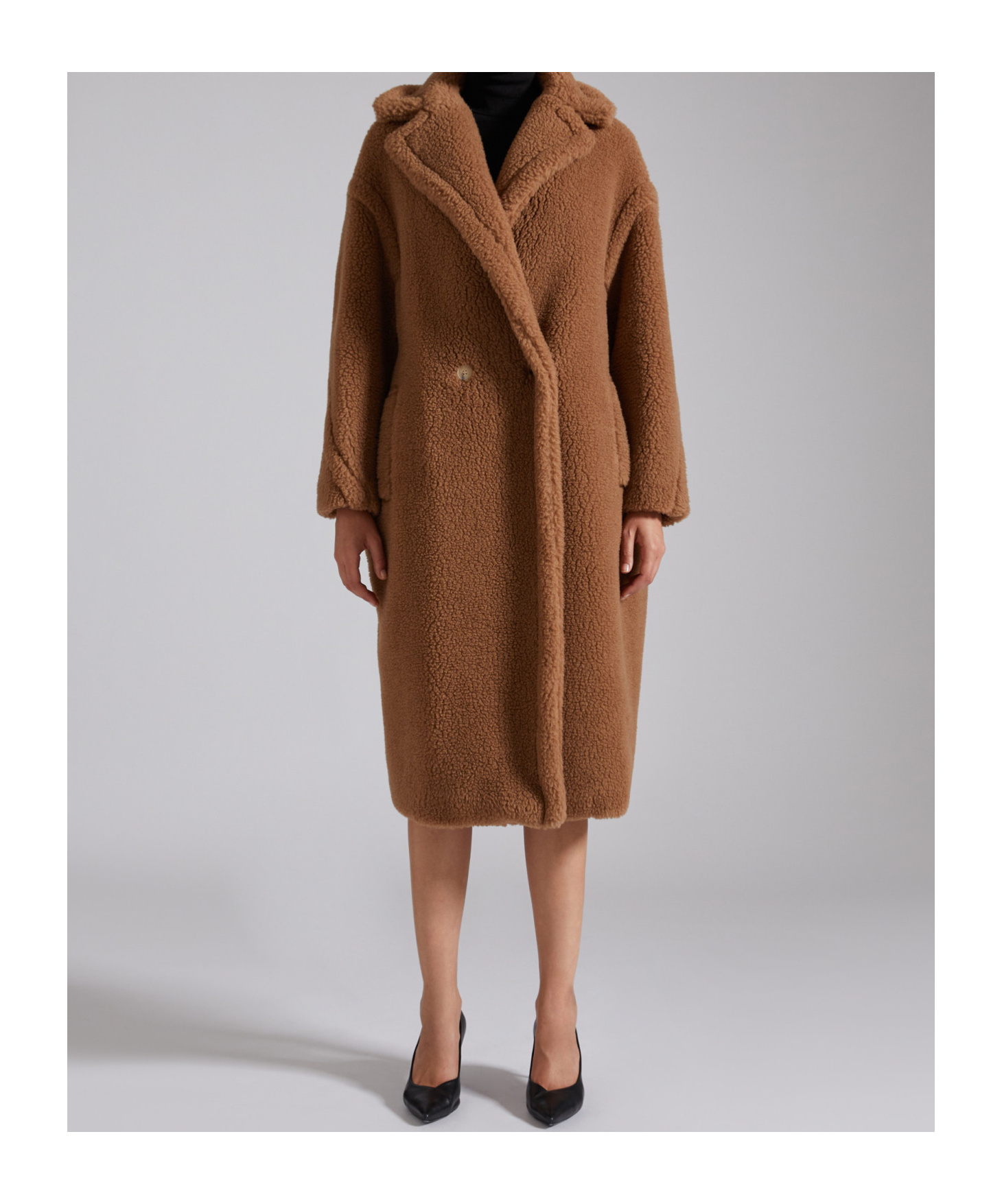 Max Mara Teddy Icon Coat In Brown