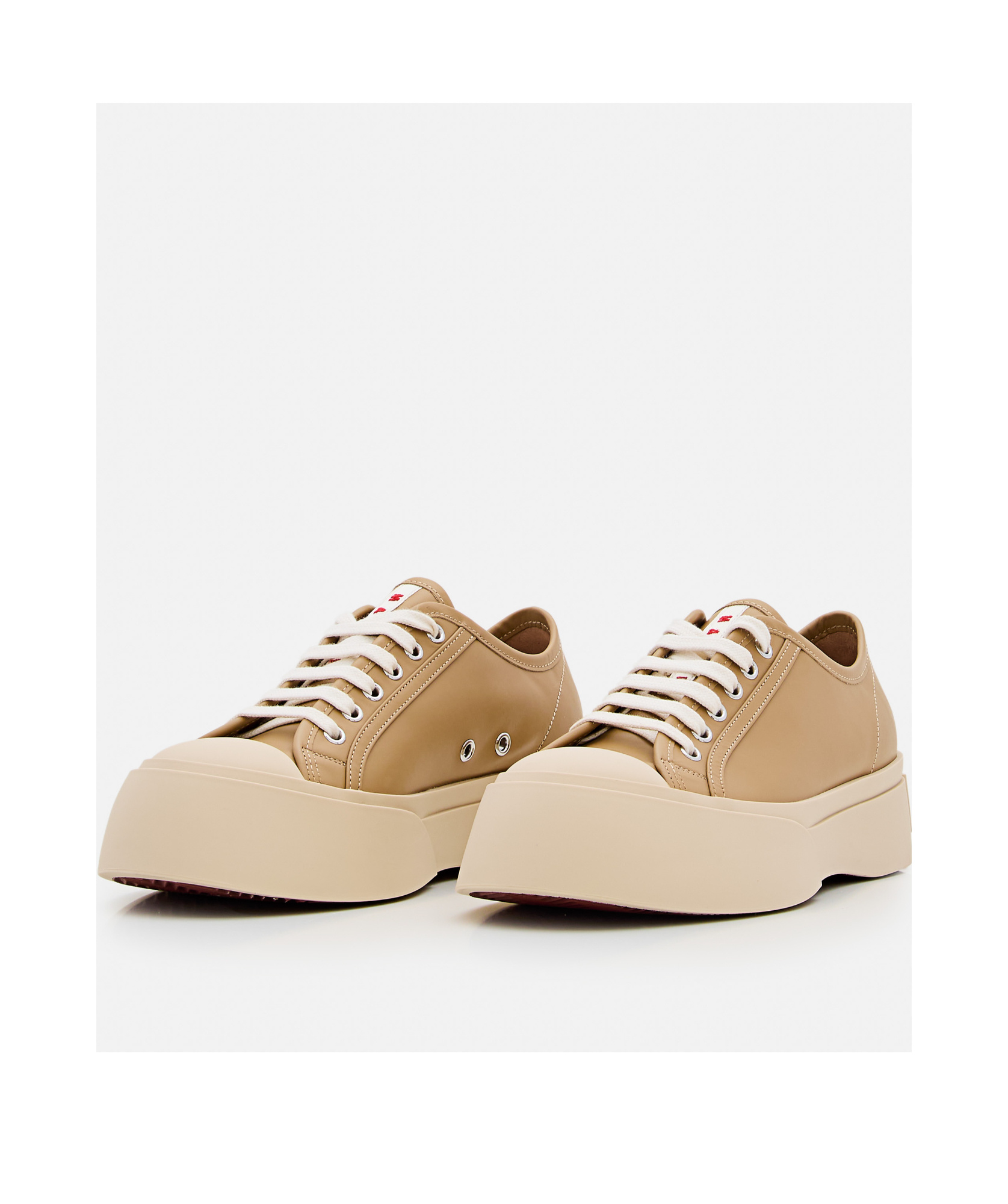 Marni Pablo Low-top Sneakers Metal Eyelets In Nude