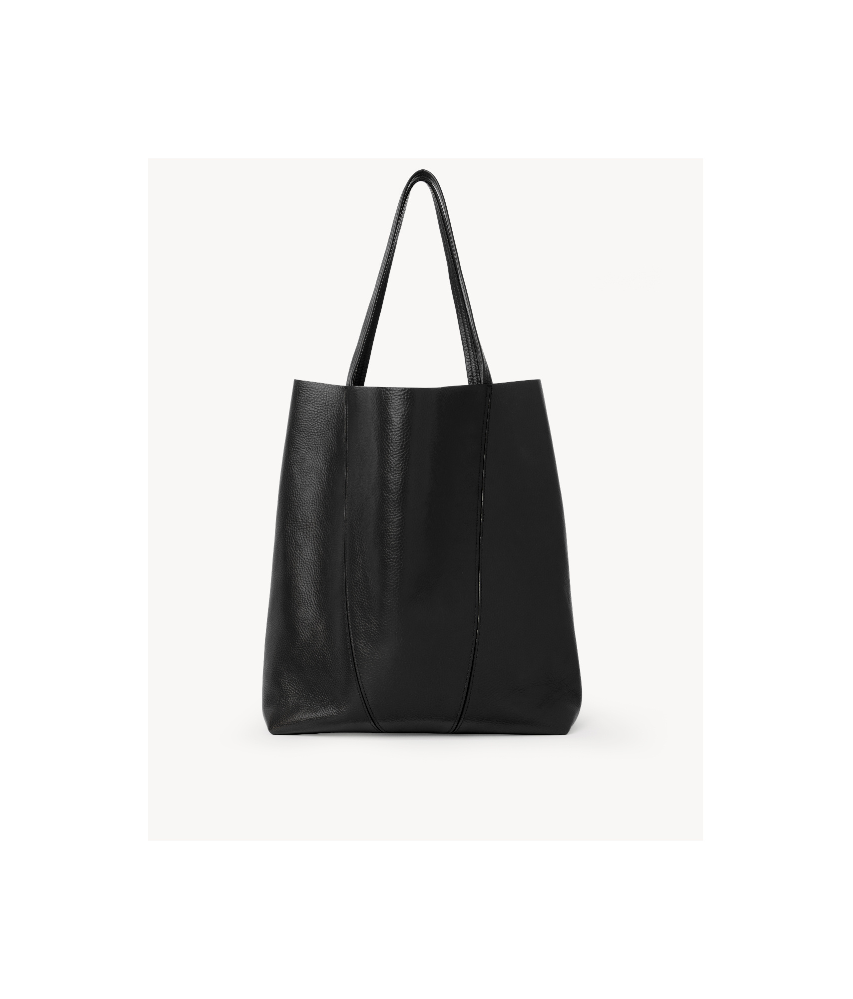 Chloé Large Spin Tote Bag In Black
