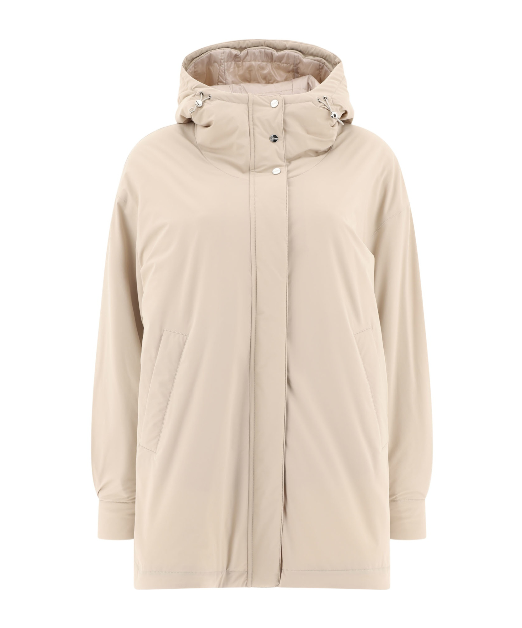 Herno A-shape Jacket In Nude