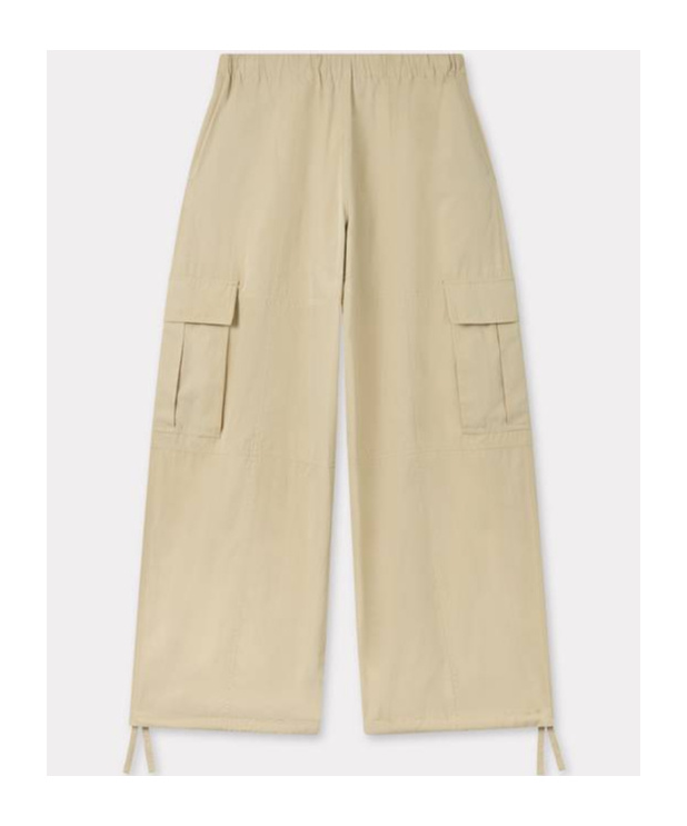 Kenzo Drawstring Casual Pants In Nude
