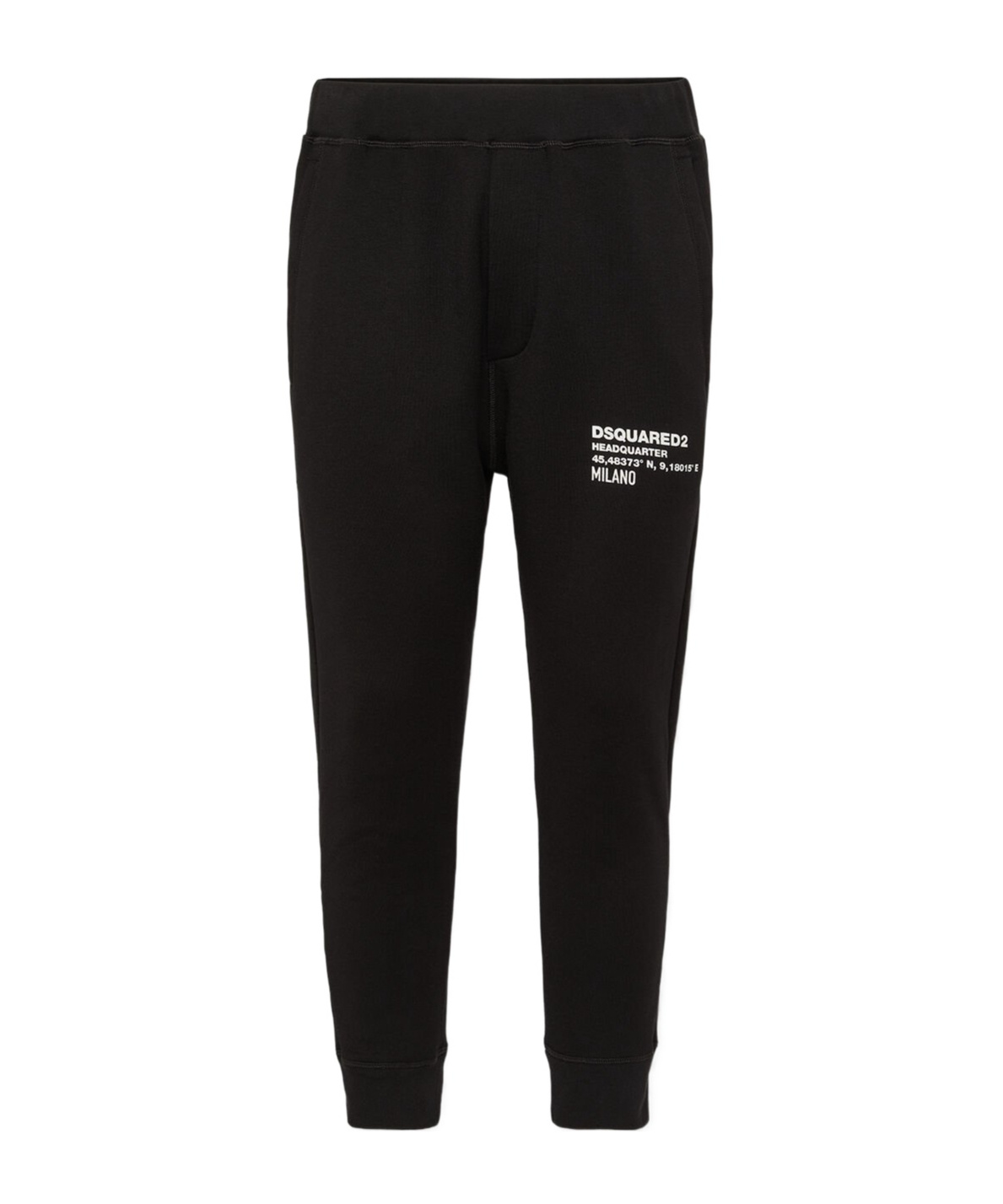 Dsquared2 Logo-print Slim-cut Track Pants In Black