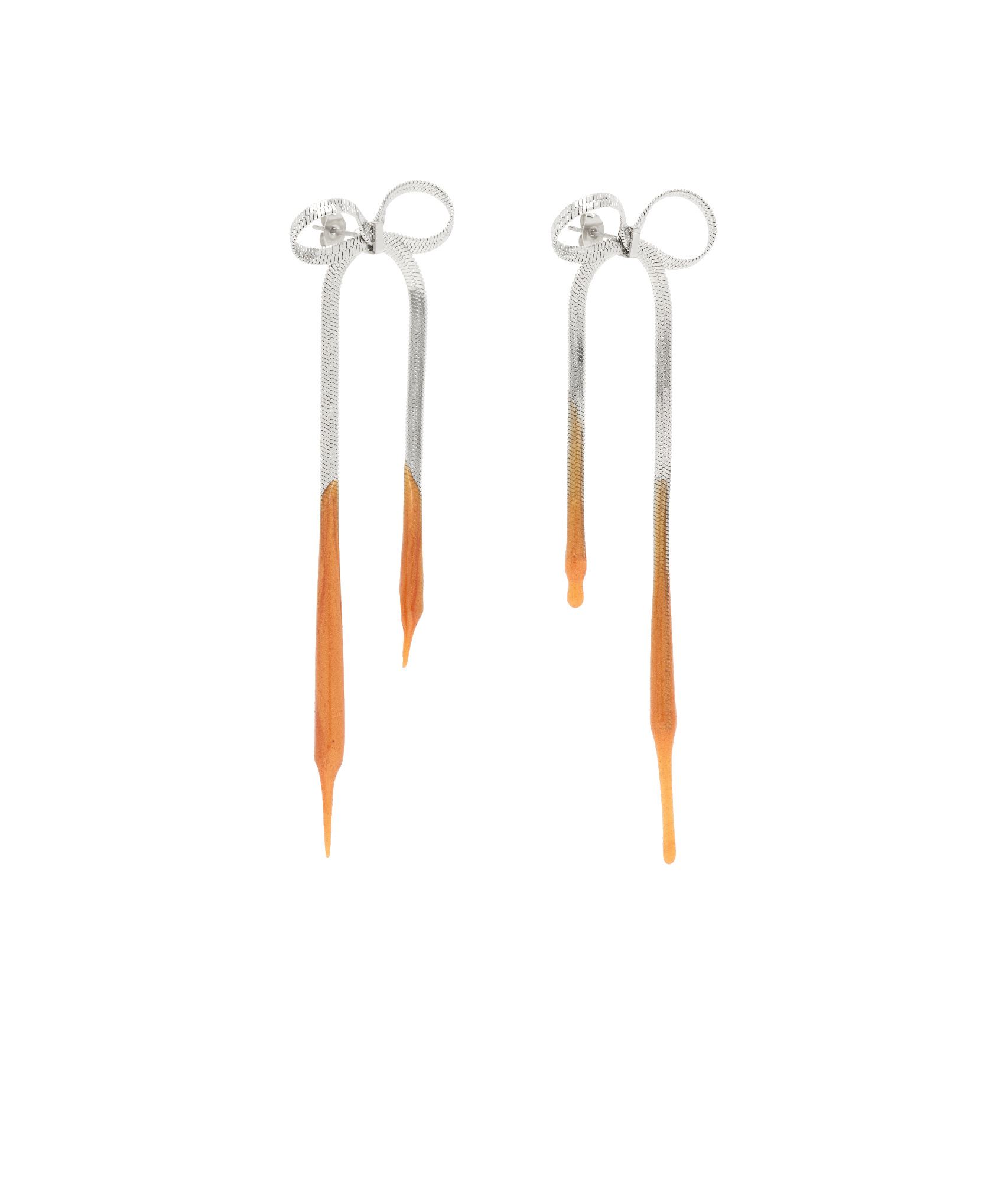 Ottolinger Knot Earrings In White