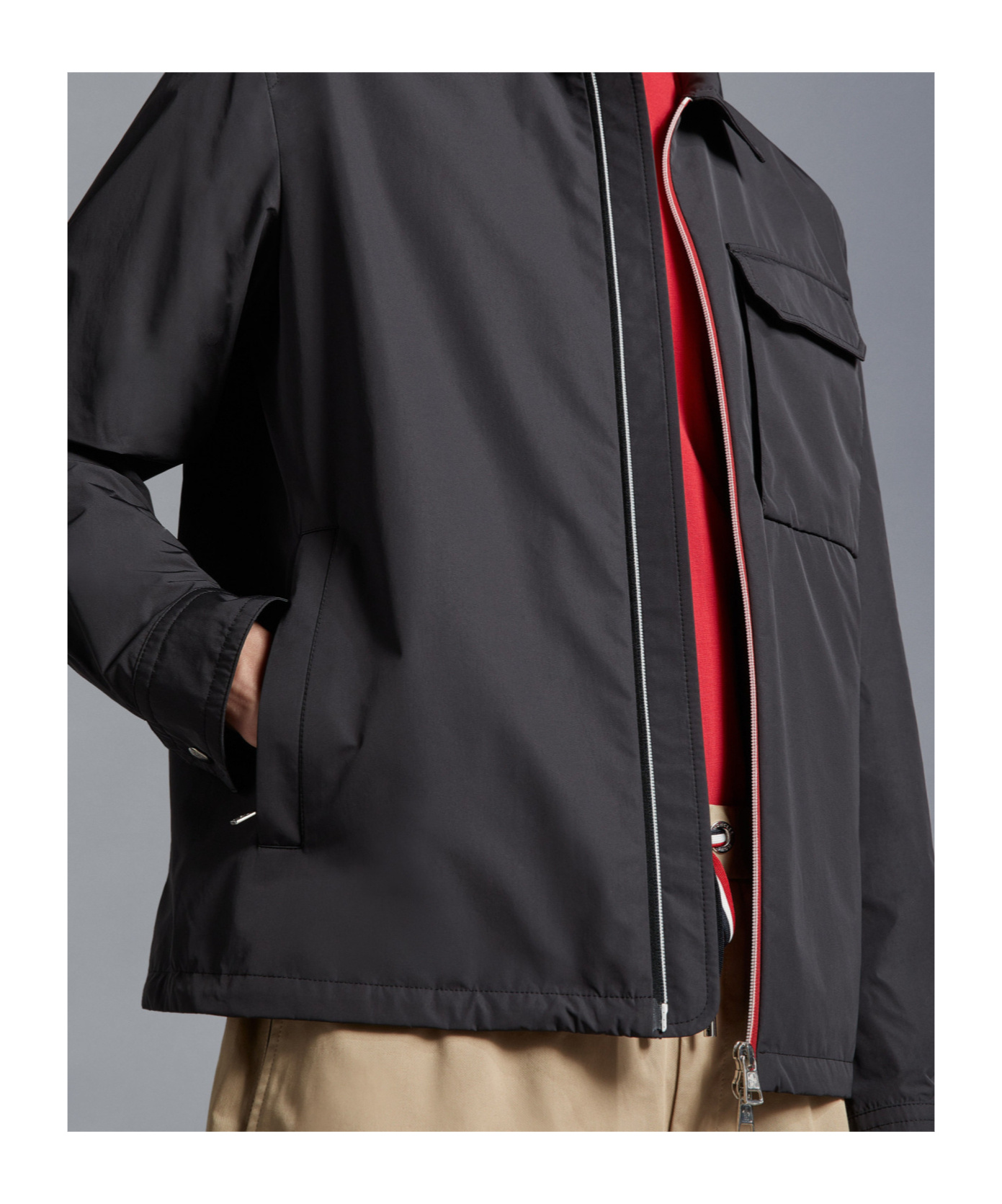 Moncler Epte Lightweight Jacket In Black