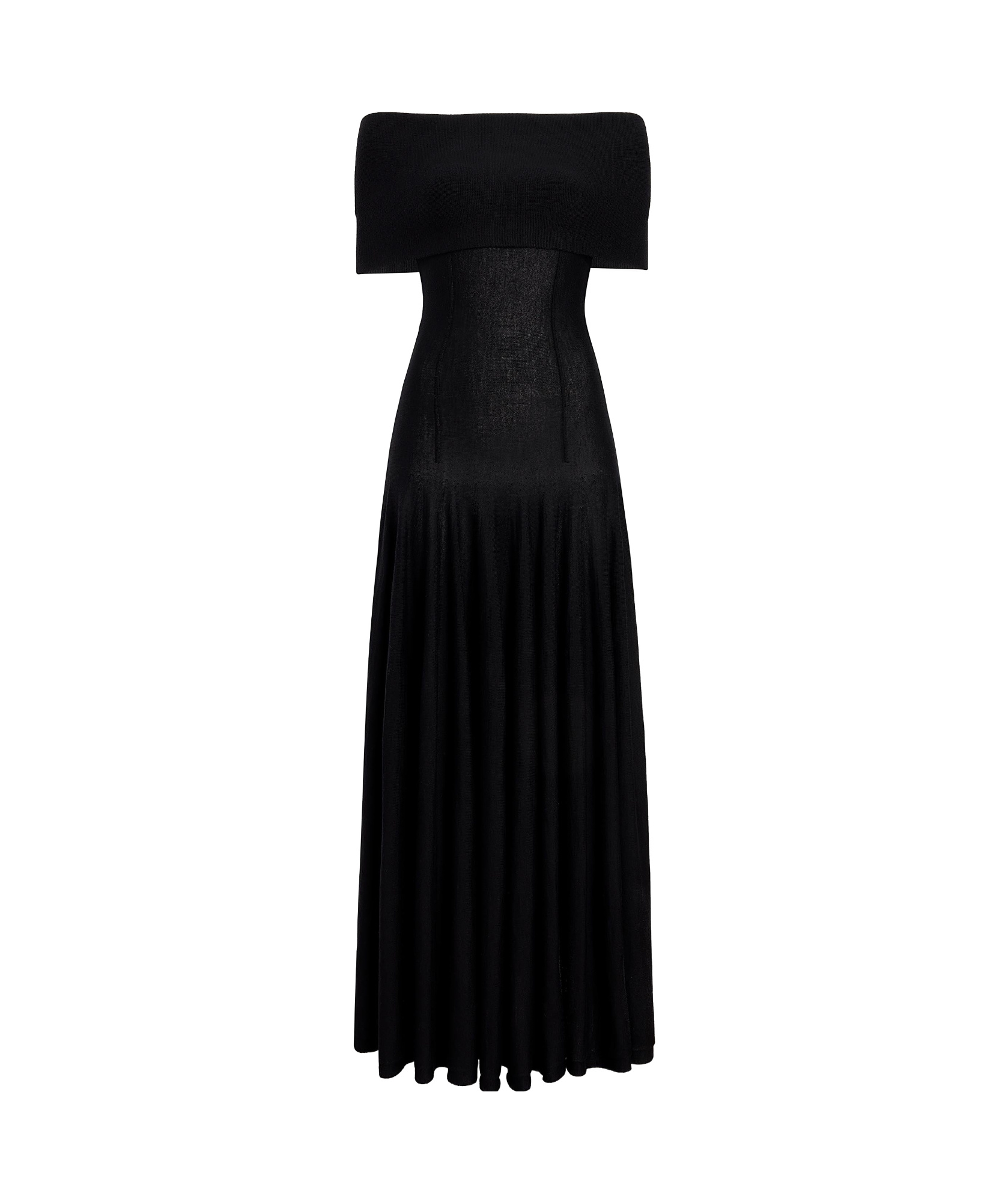 Khaite Short Sleeve Dress In Black