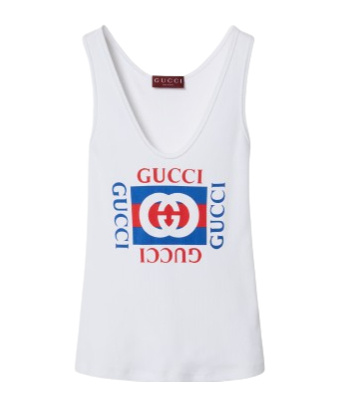 Gucci Tank Top In White