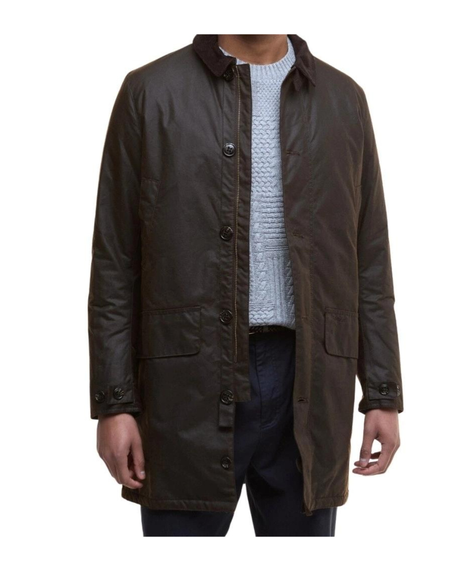 Barbour Long-sleeved Coat In Brown
