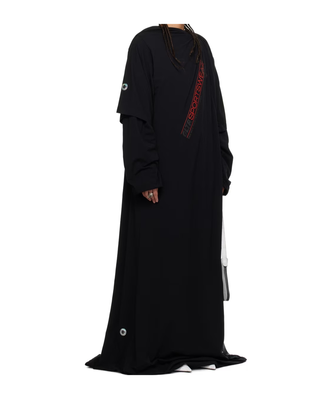 Jean Paul Gaultier Black Shayne Oliver Edition Maxi Dress In Black