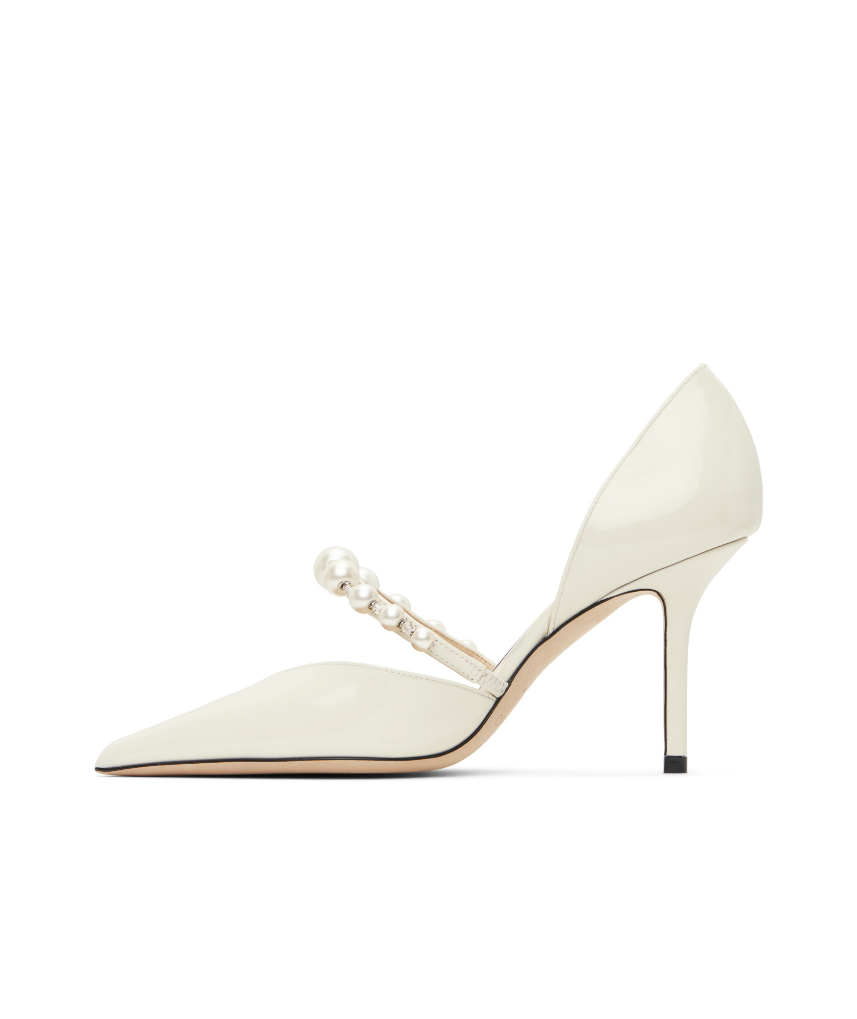 Jimmy Choo Pointed High Heels In White