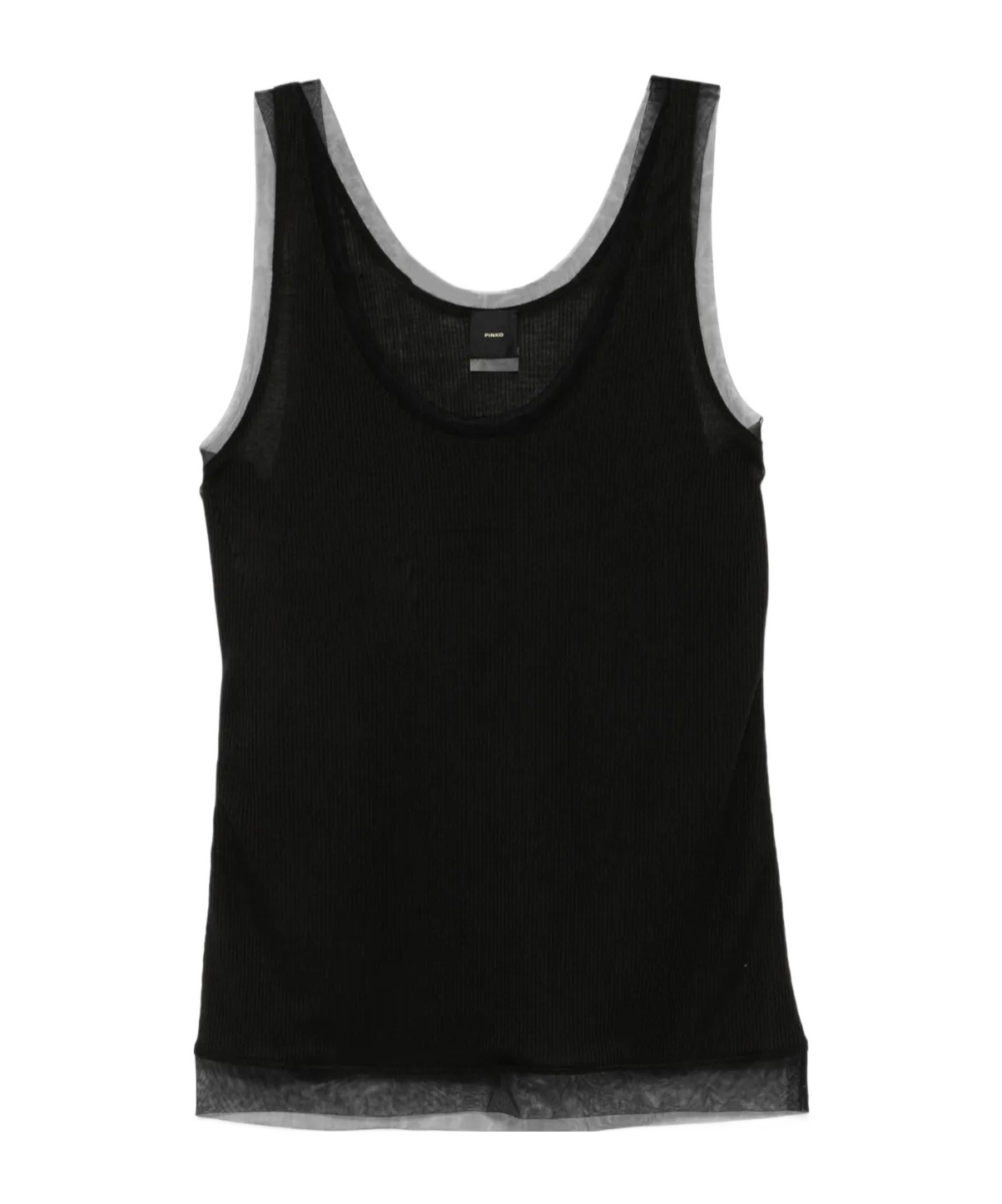 Shop Pinko Clark Tank Top In Black