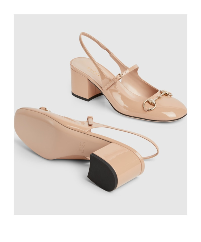 Gucci High Heel Shoes Woman Color Pink In Nude