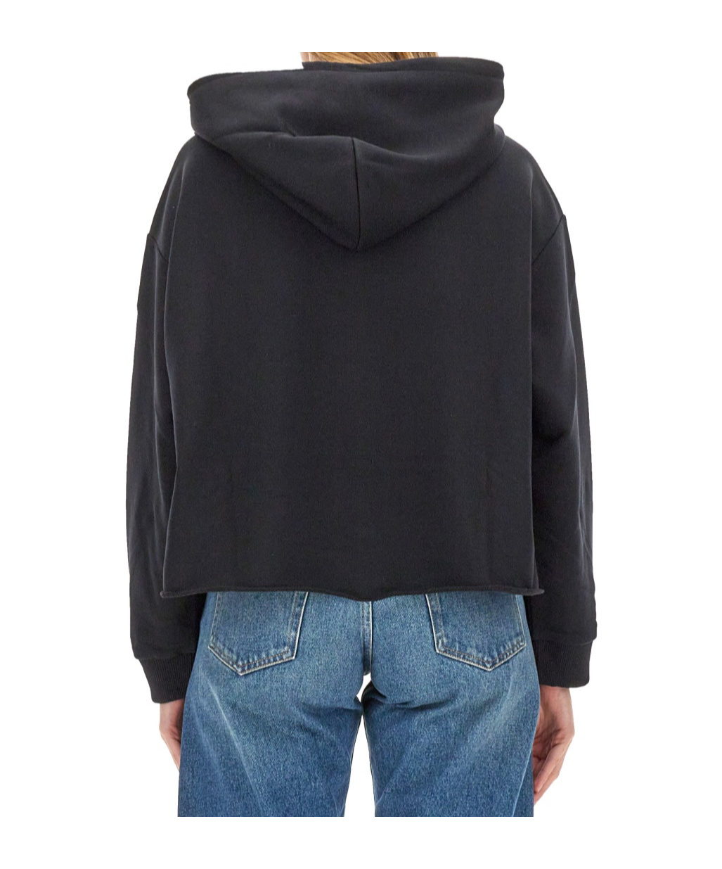 Shop Mm6 Maison Margiela Numbers-patch Hoodie In Black
