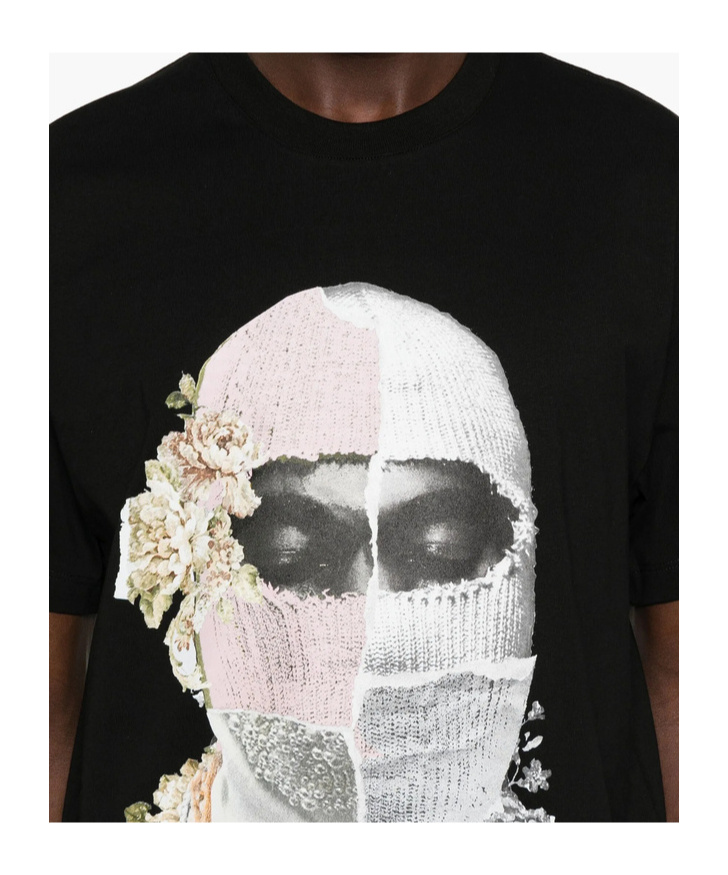 Ih Nom Uh Nit Graphic Printed Crewneck T-shirt In Black
