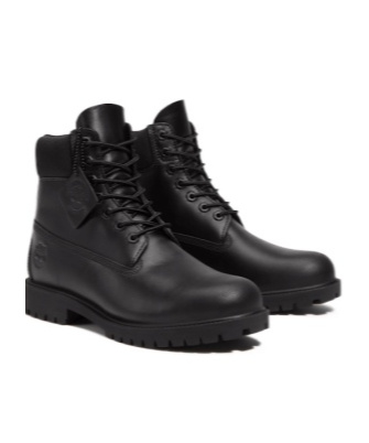 Timberland Strap-up Martin Boots In Black
